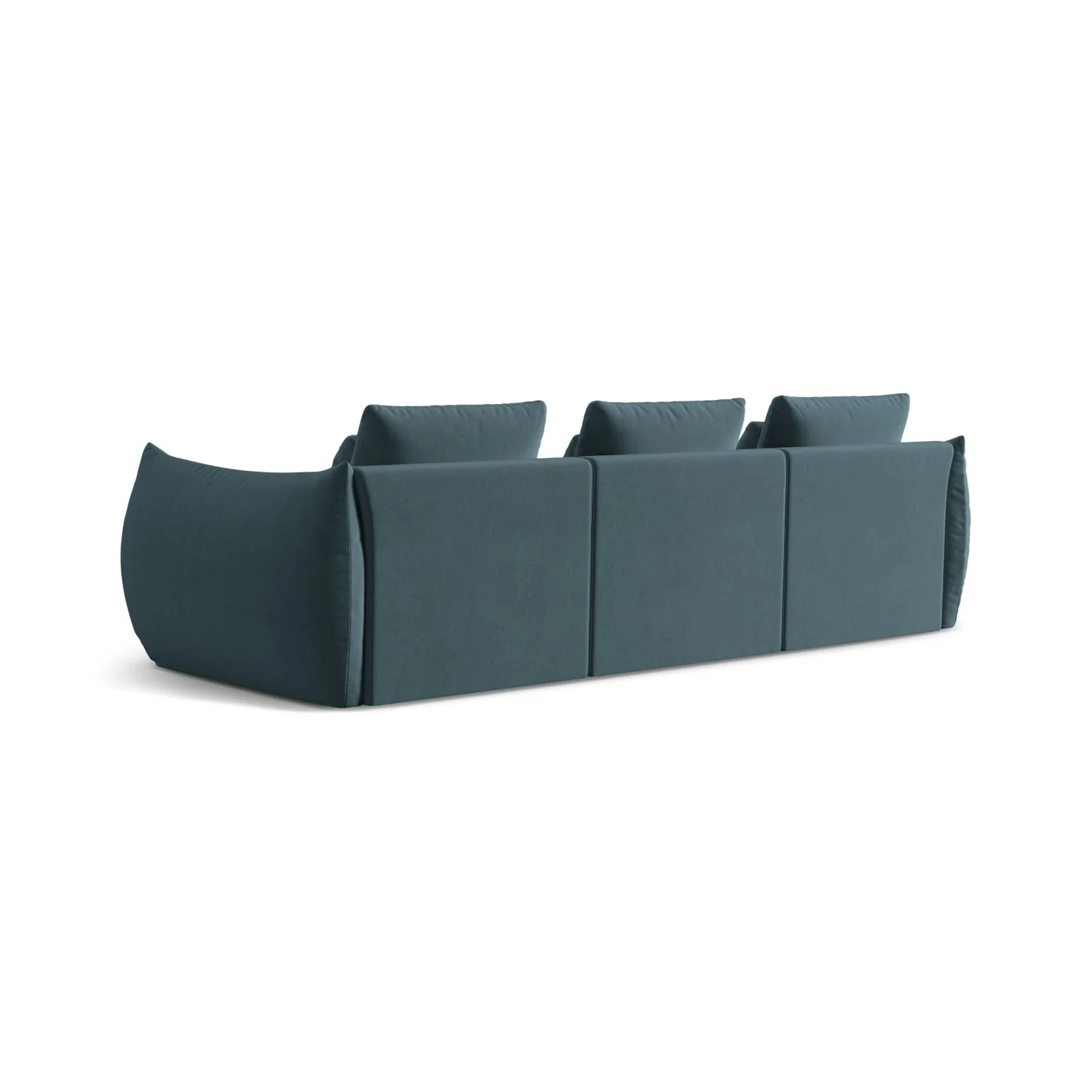 Bloom modulares 4-Sitzer Sofa mit Bezug aus Samt oder Strukturstoff, 332x106 cm - Image 28