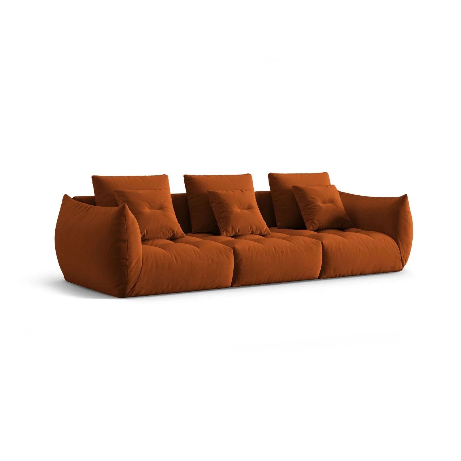 Bloom modulares 4-Sitzer Sofa mit Bezug aus Samt oder Strukturstoff, 332x106 cm - Image 42