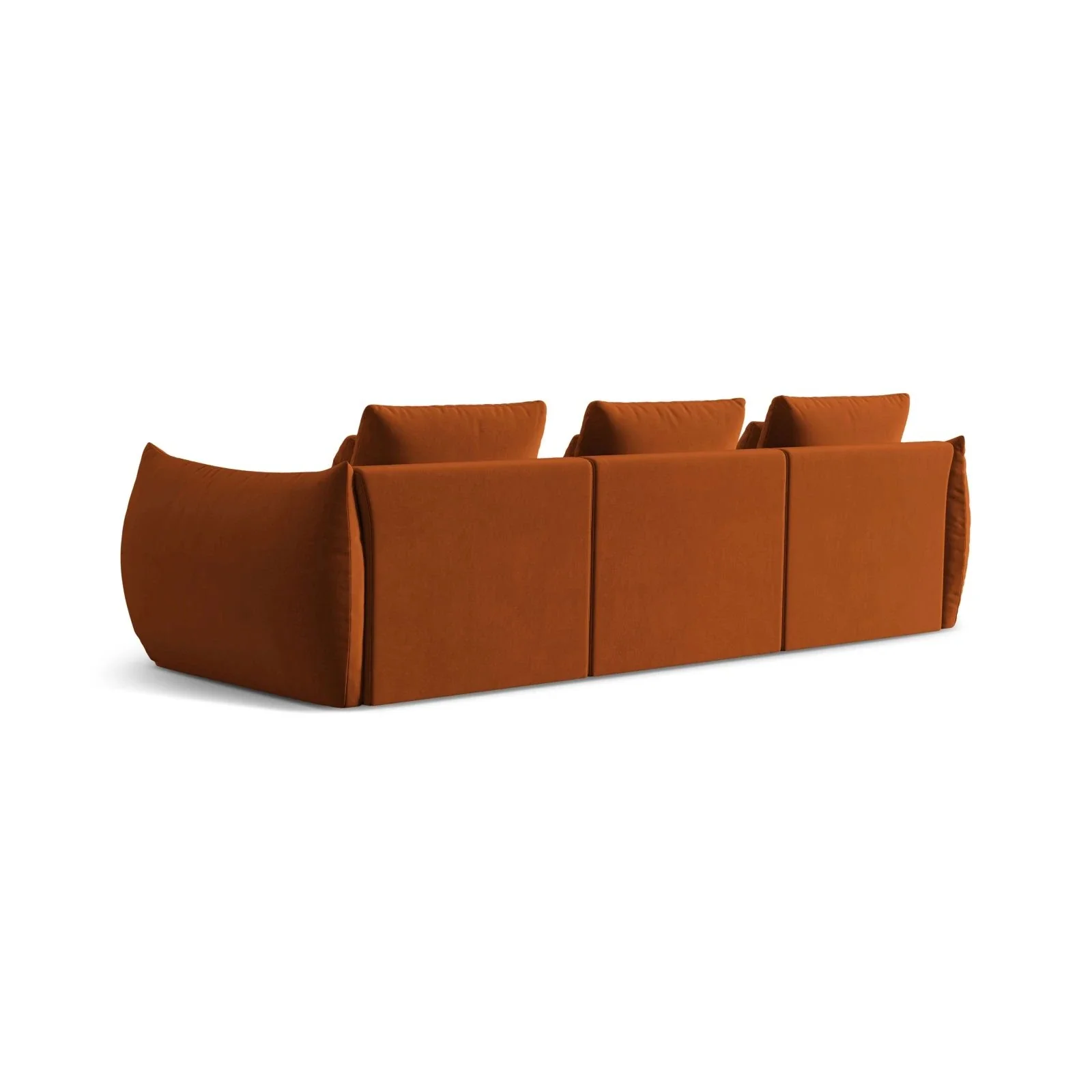 Bloom modulares 4-Sitzer Sofa mit Bezug aus Samt oder Strukturstoff, 332x106 cm - Image 43