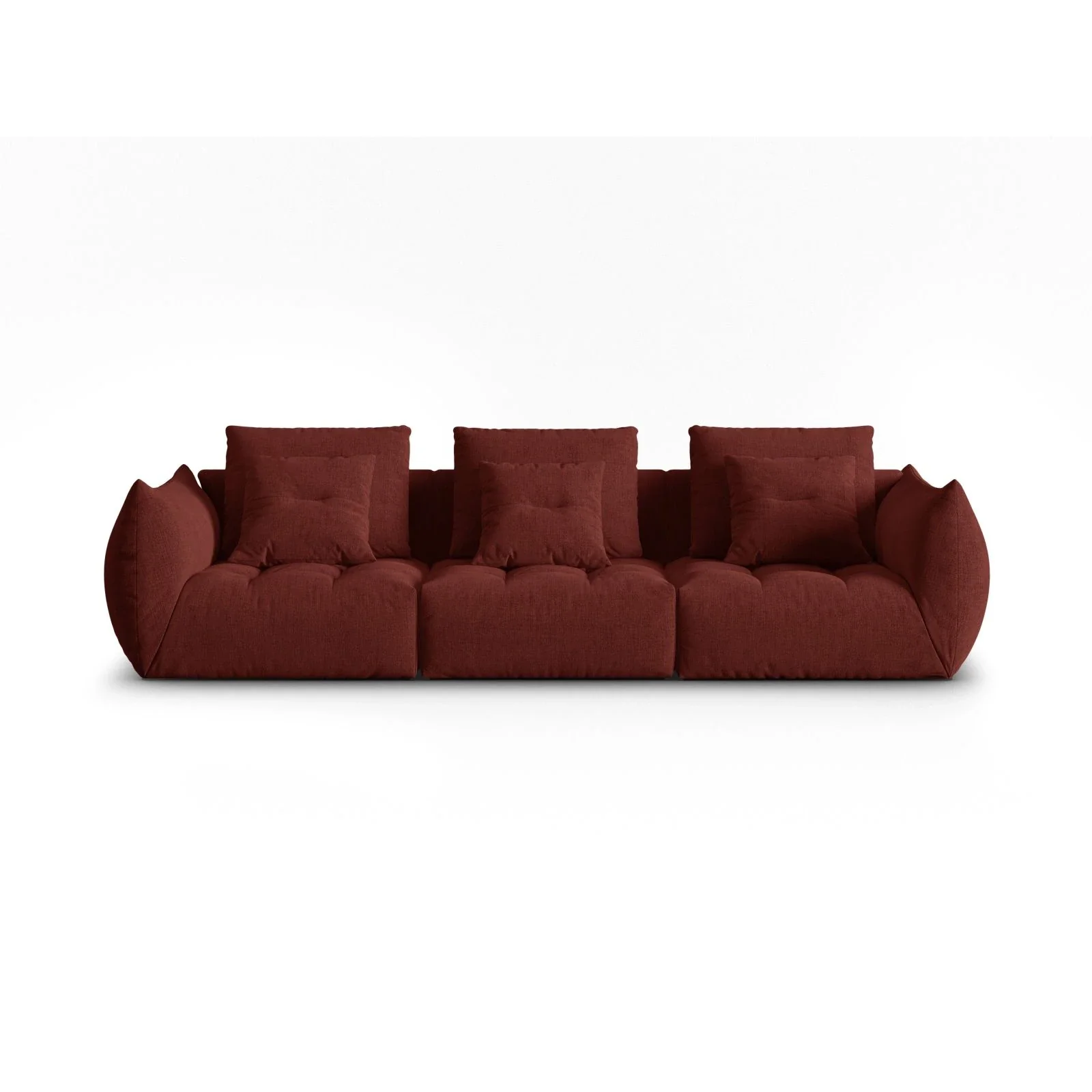 Bloom modulares 4-Sitzer Sofa mit Bezug aus Samt oder Strukturstoff, 332x106 cm - Image 51
