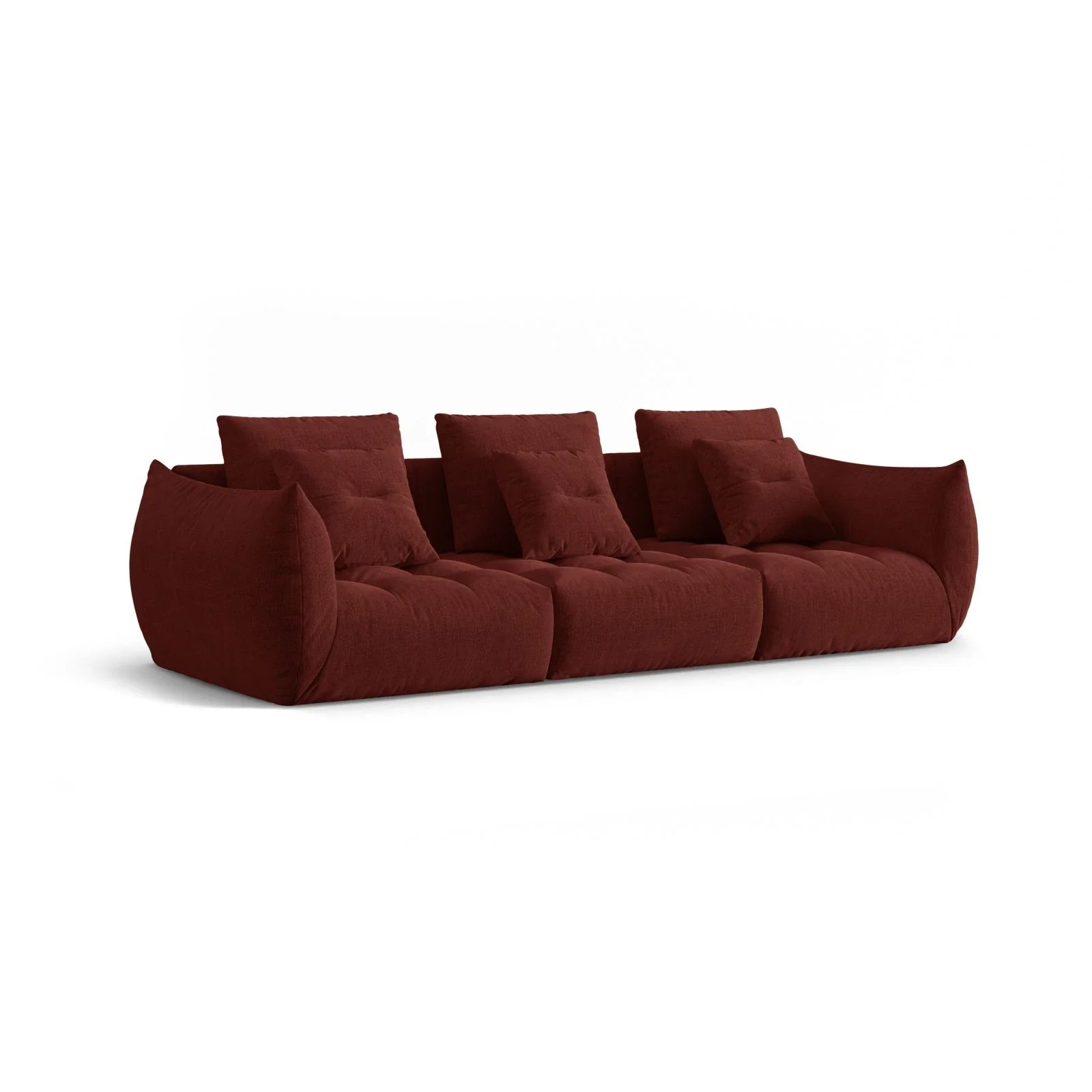 Bloom modulares 4-Sitzer Sofa mit Bezug aus Samt oder Strukturstoff, 332x106 cm - Image 52