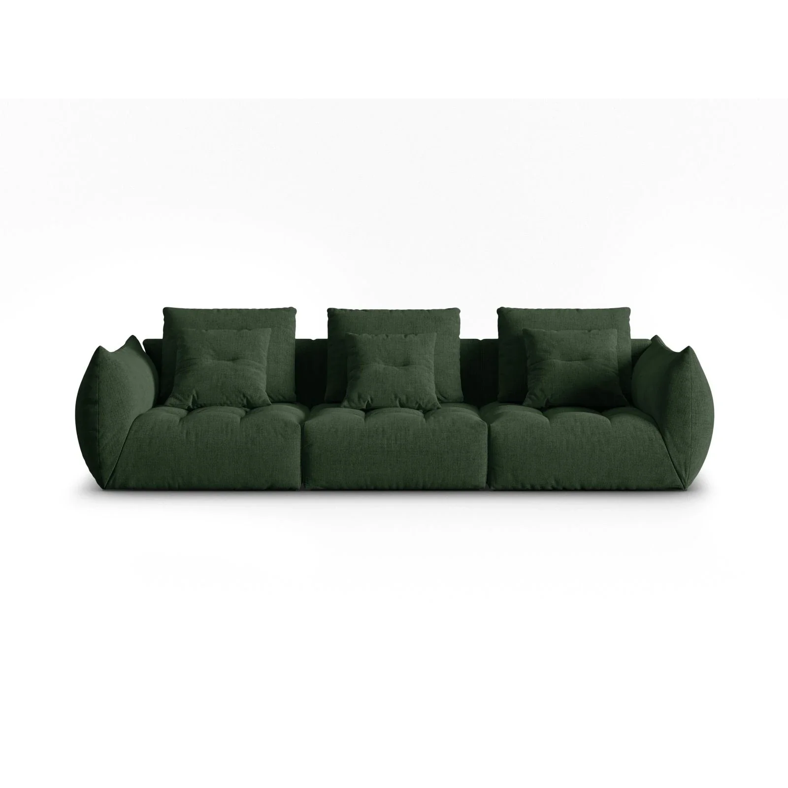 Bloom modulares 4-Sitzer Sofa mit Bezug aus Samt oder Strukturstoff, 332x106 cm - Image 61
