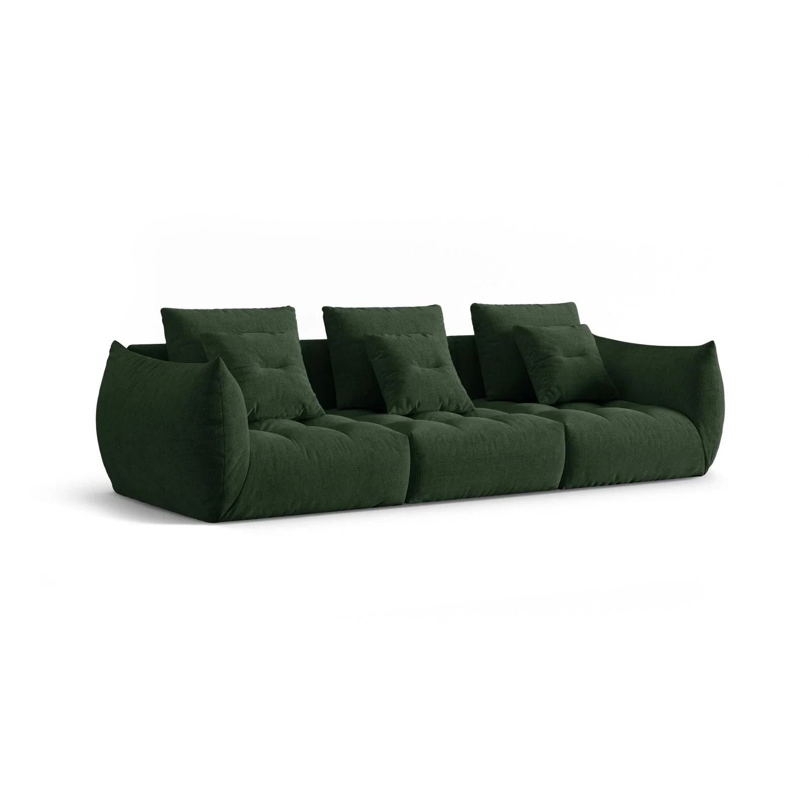 Bloom modulares 4-Sitzer Sofa mit Bezug aus Samt oder Strukturstoff, 332x106 cm - Image 62