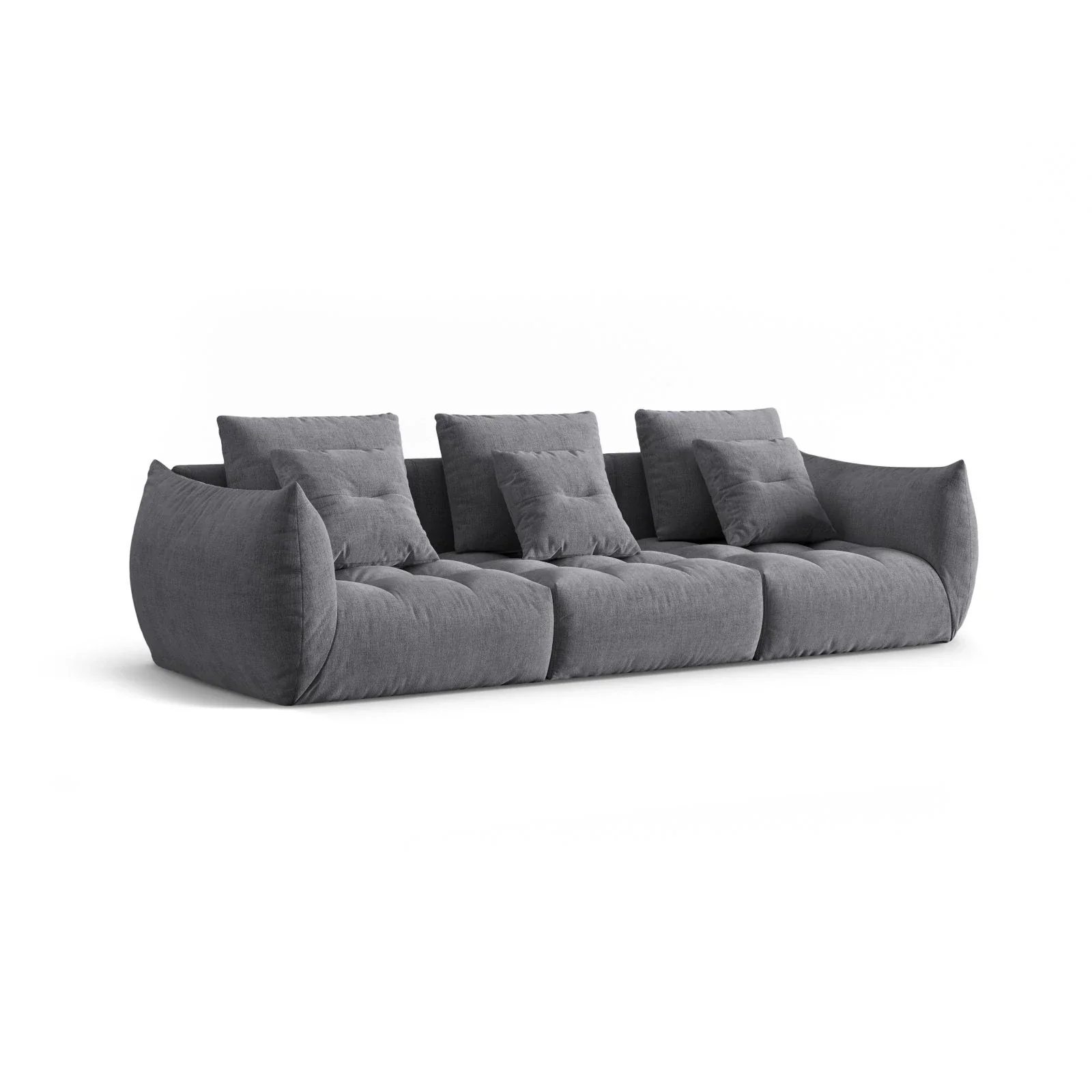 Bloom modulares 4-Sitzer Sofa mit Bezug aus Samt oder Strukturstoff, 332x106 cm - Image 72