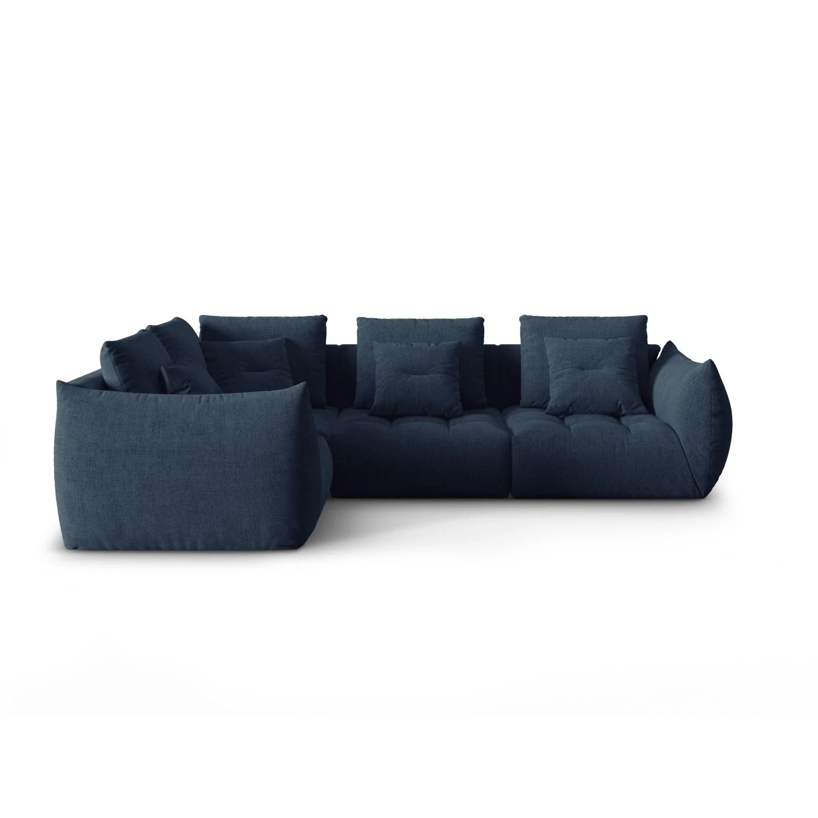 Bloom modulares 4-Sitzer Sofa mit Eckmodul Links, mit Bezug aus Samt oder Strukturstoff, 316x216 cm - Image 56
