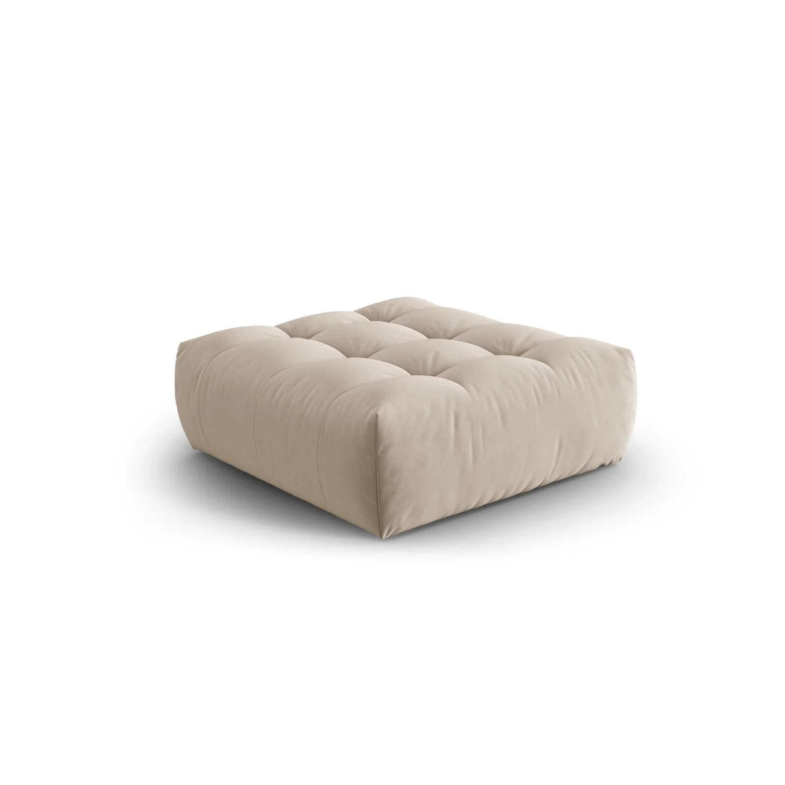 Bloom Pouf aus Samt oder Strukturstoff, 110x101 cm - Image 3