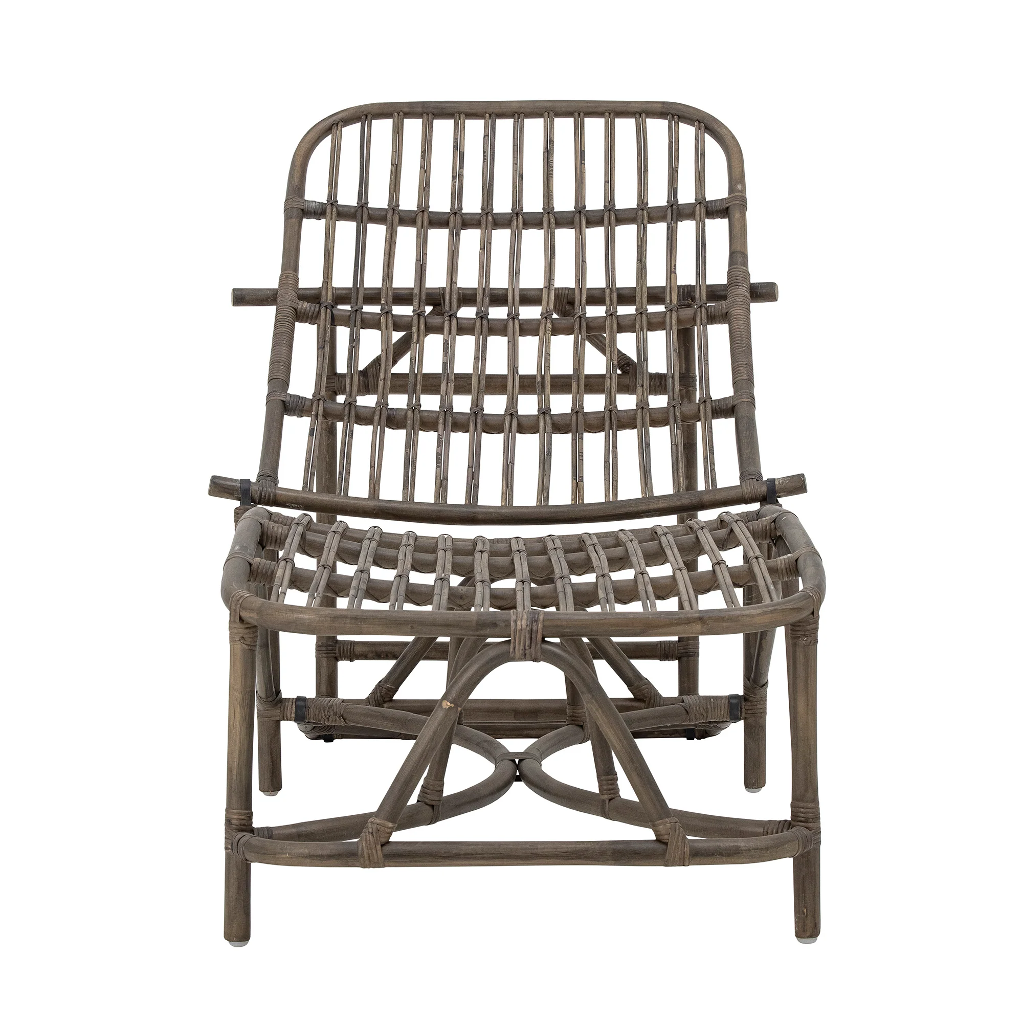 Dione Liegestuhl, Braun, Rattan - Image 4