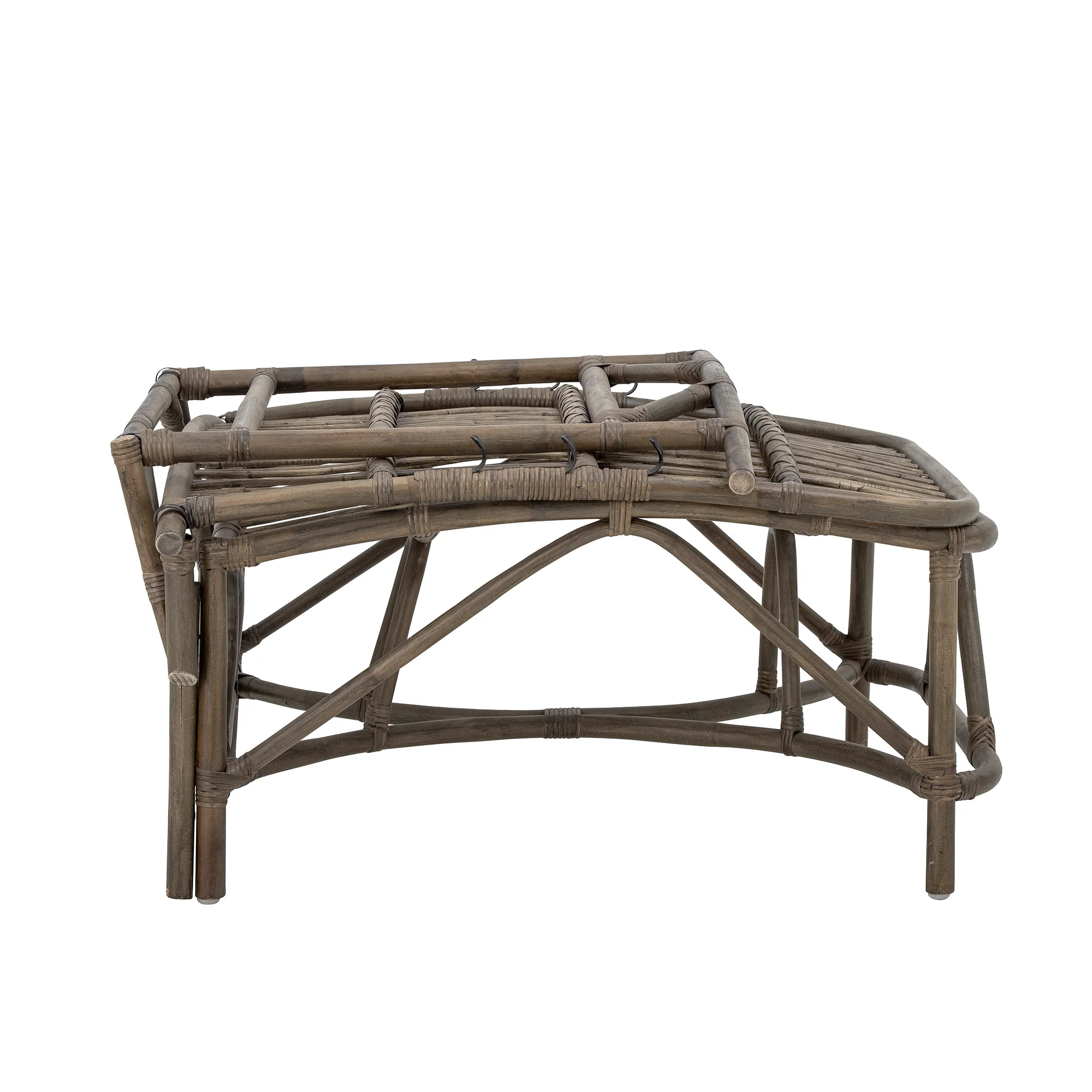 Dione Liegestuhl, Braun, Rattan - Image 7