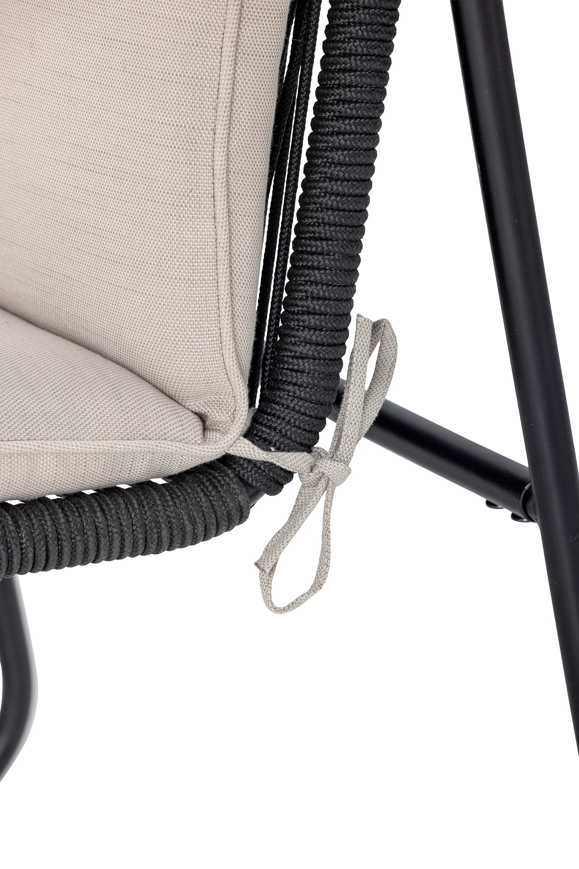 Hampton Loungesessel, Schwarz, Metall - Image 8