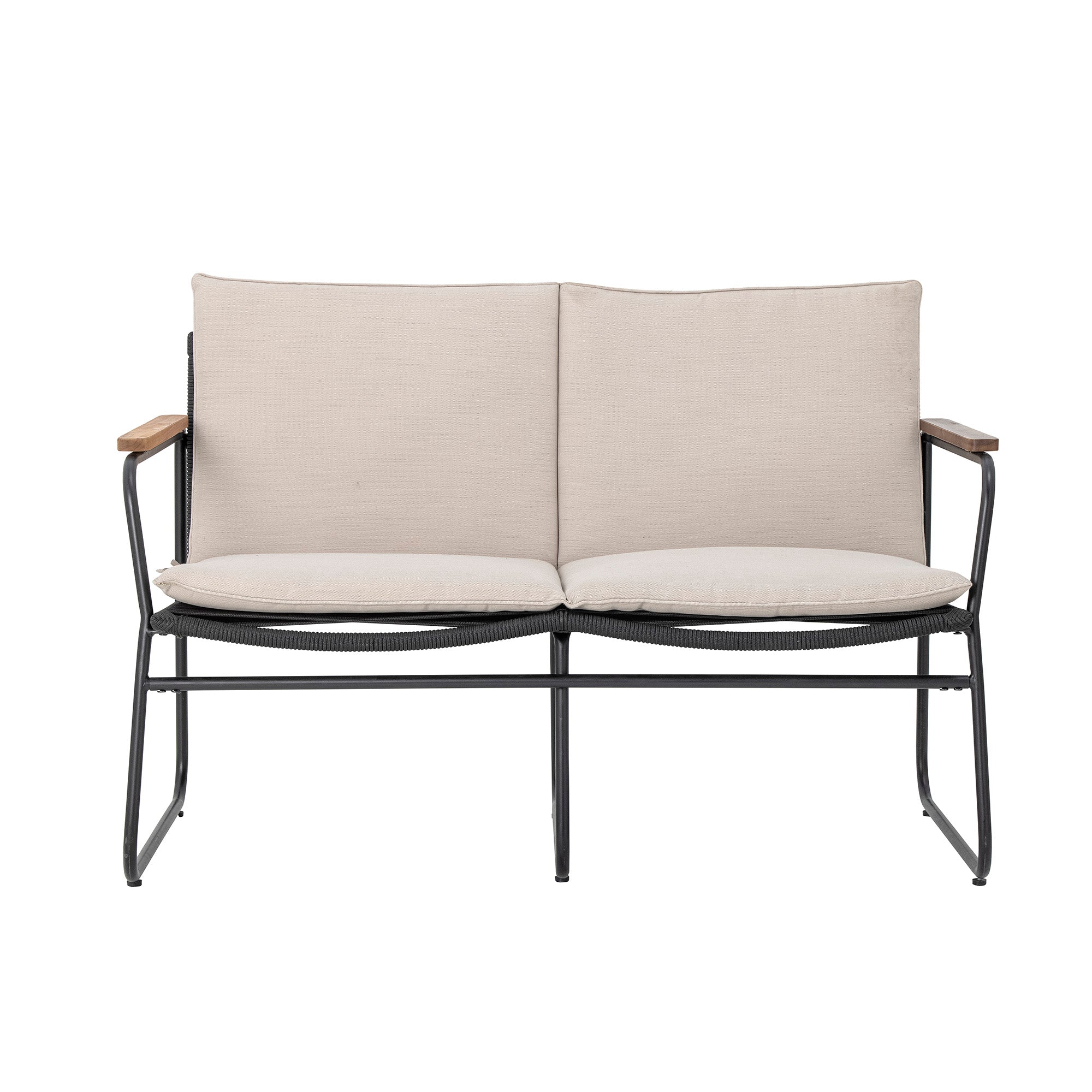 Hampton Sofa, Schwarz, Metall - Image 3
