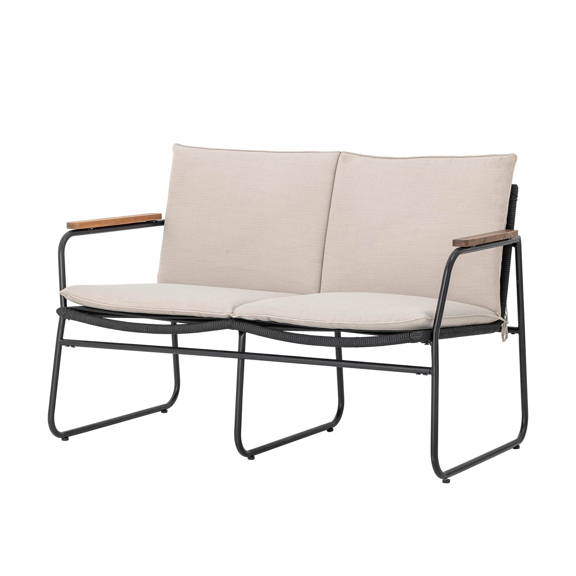 Hampton Sofa, Schwarz, Metall - Image 4