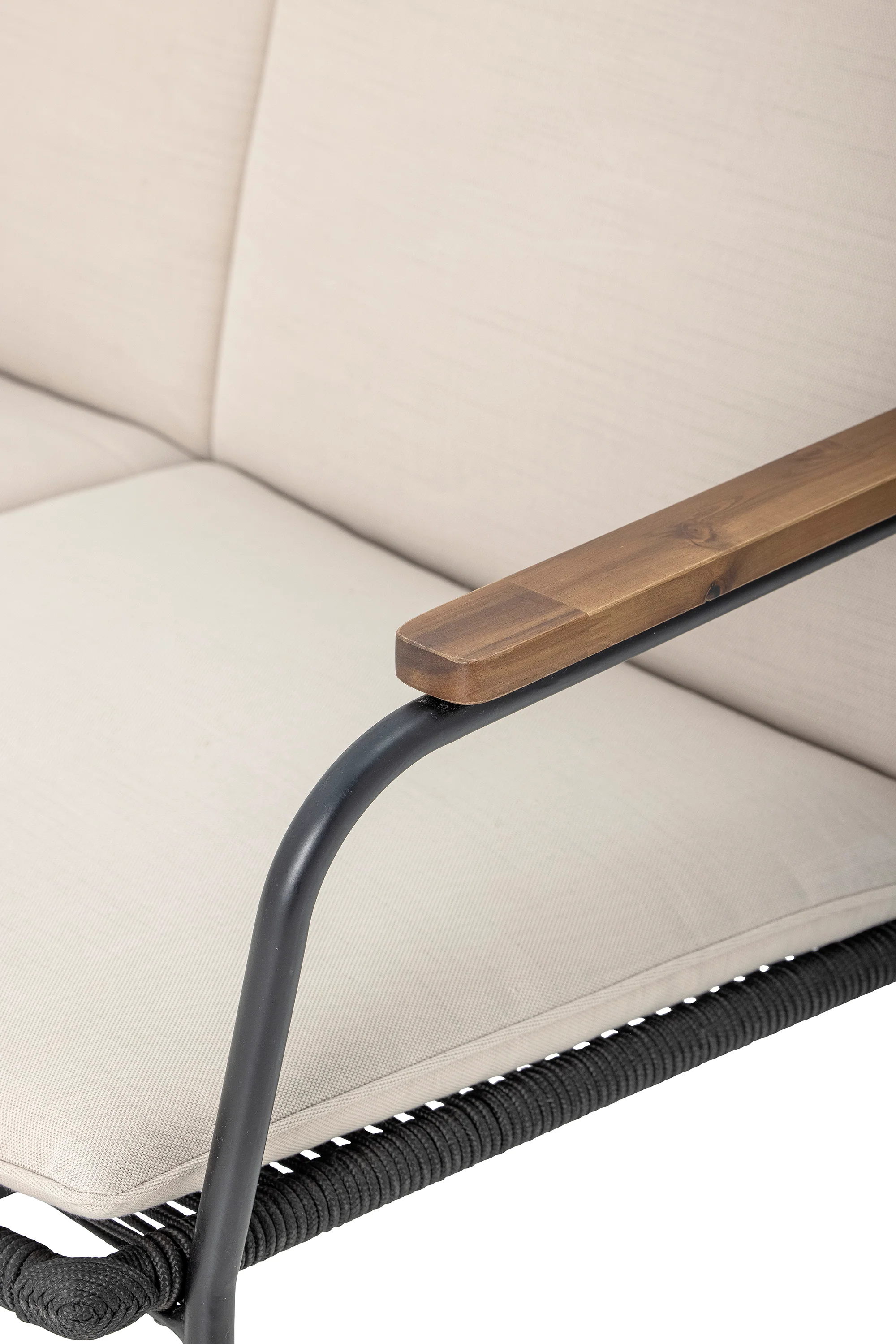 Hampton Sofa, Schwarz, Metall - Image 7