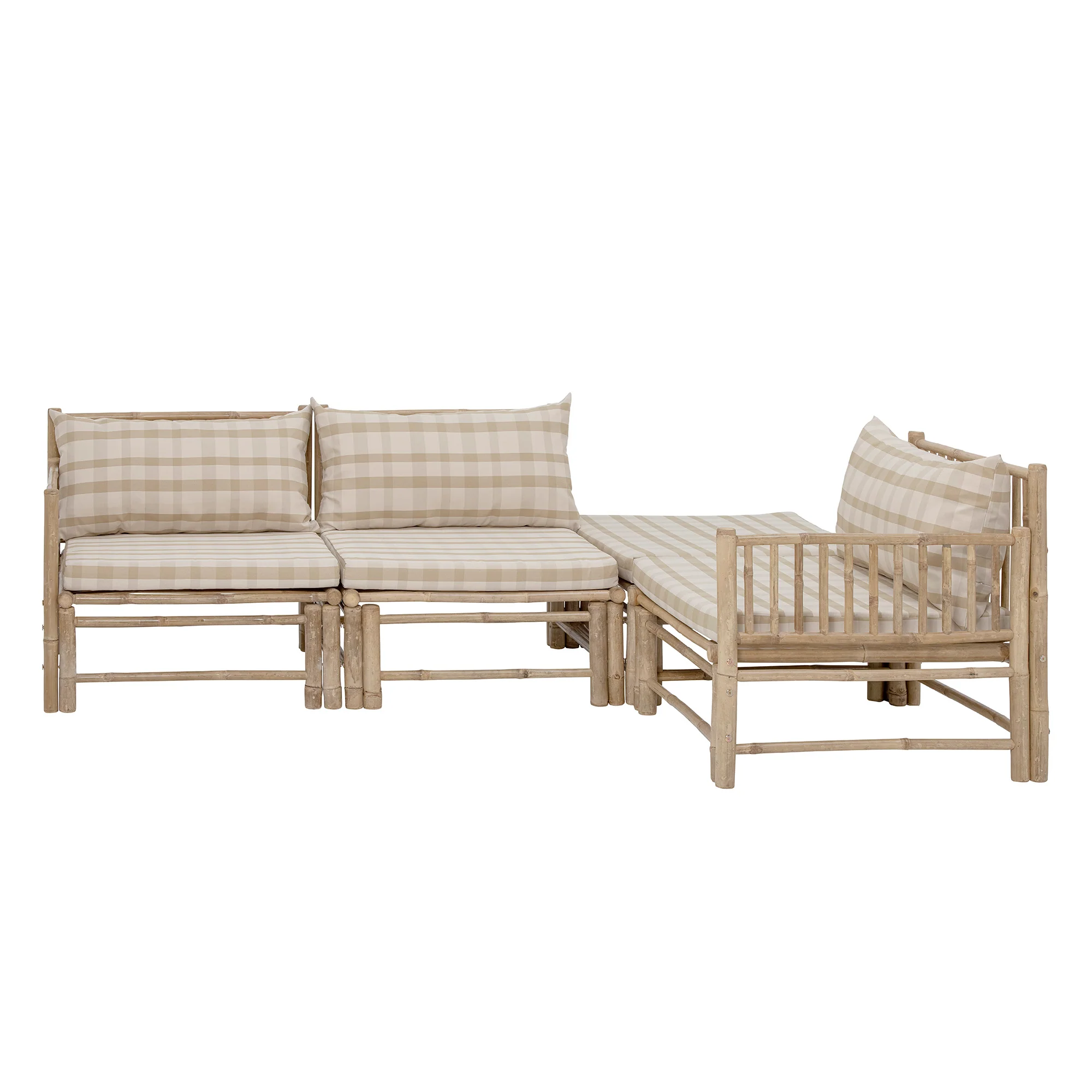Korfu Modul-Sofa rechte Ecke, Natur, Bambus - Image 9