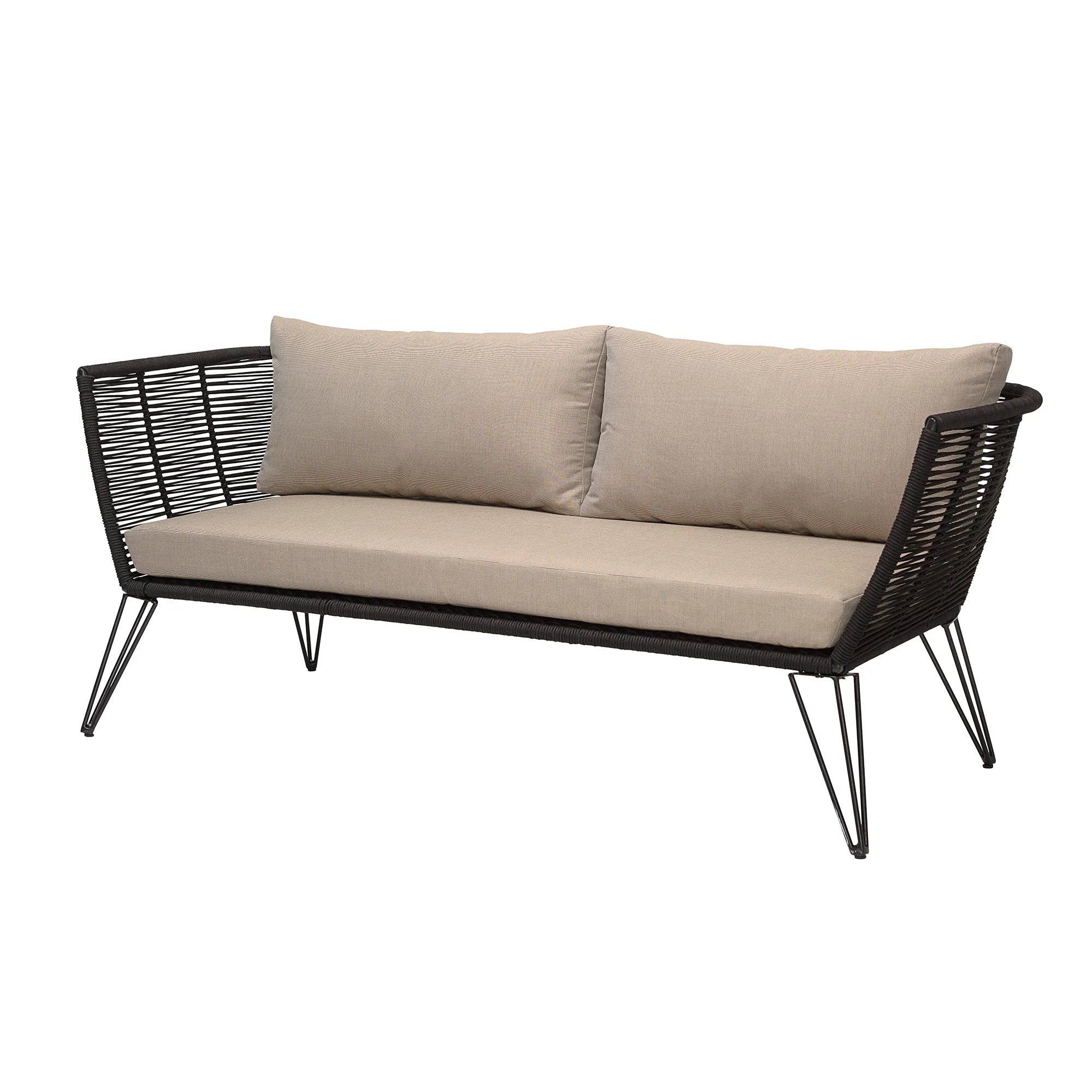 Mundo Sofa, Schwarz, Metall - Image 4