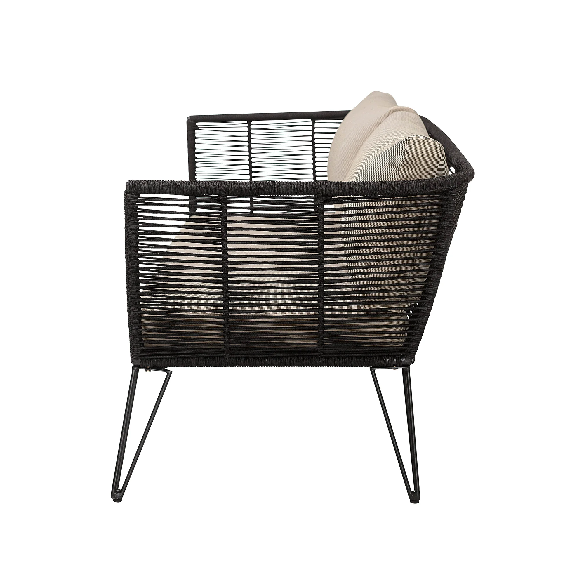 Mundo Sofa, Schwarz, Metall - Image 5