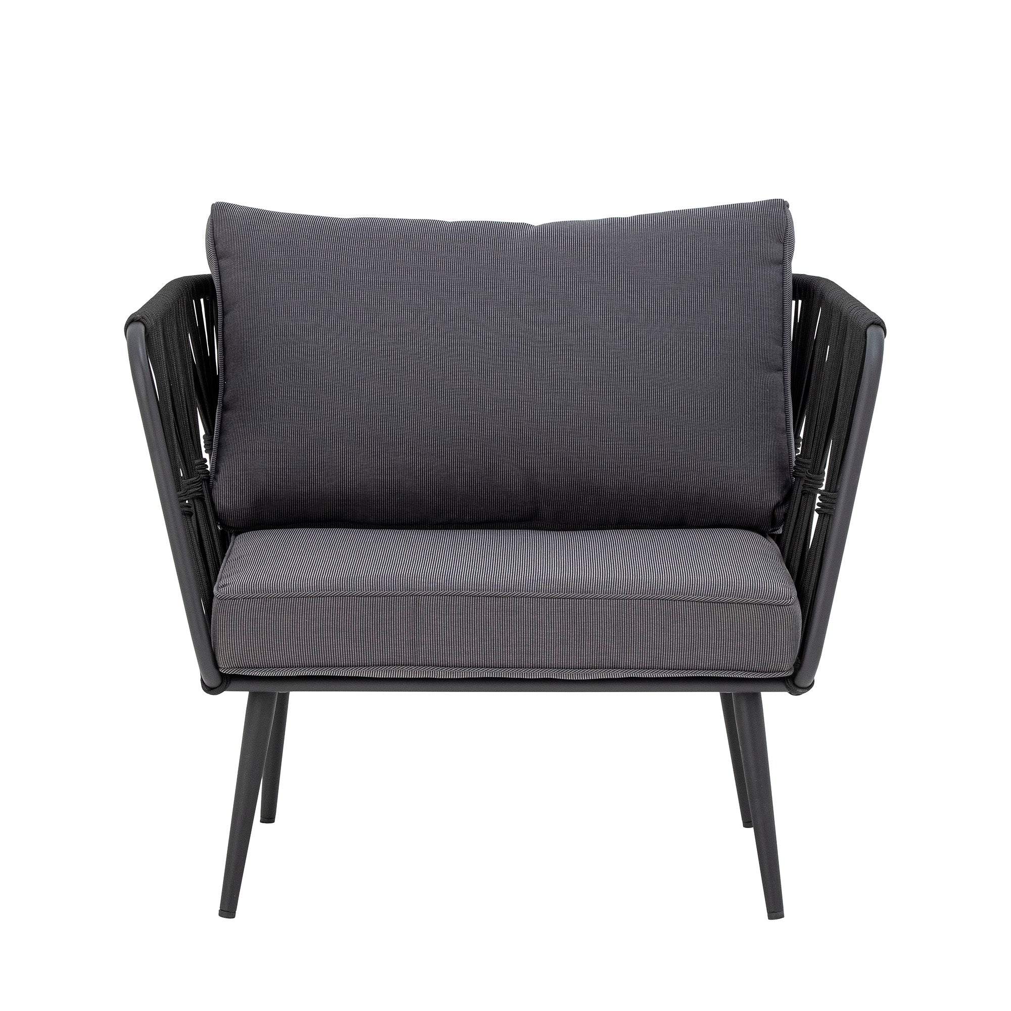Pavone Loungesessel, Schwarz, Metall - Image 3