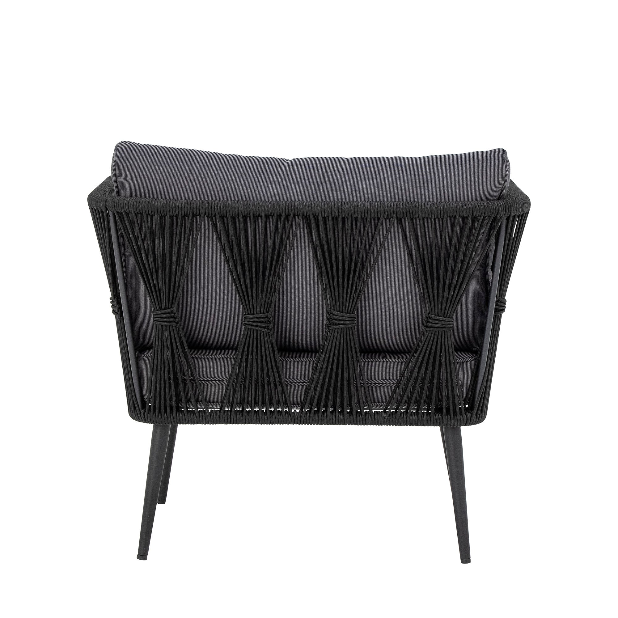 Pavone Loungesessel, Schwarz, Metall - Image 6
