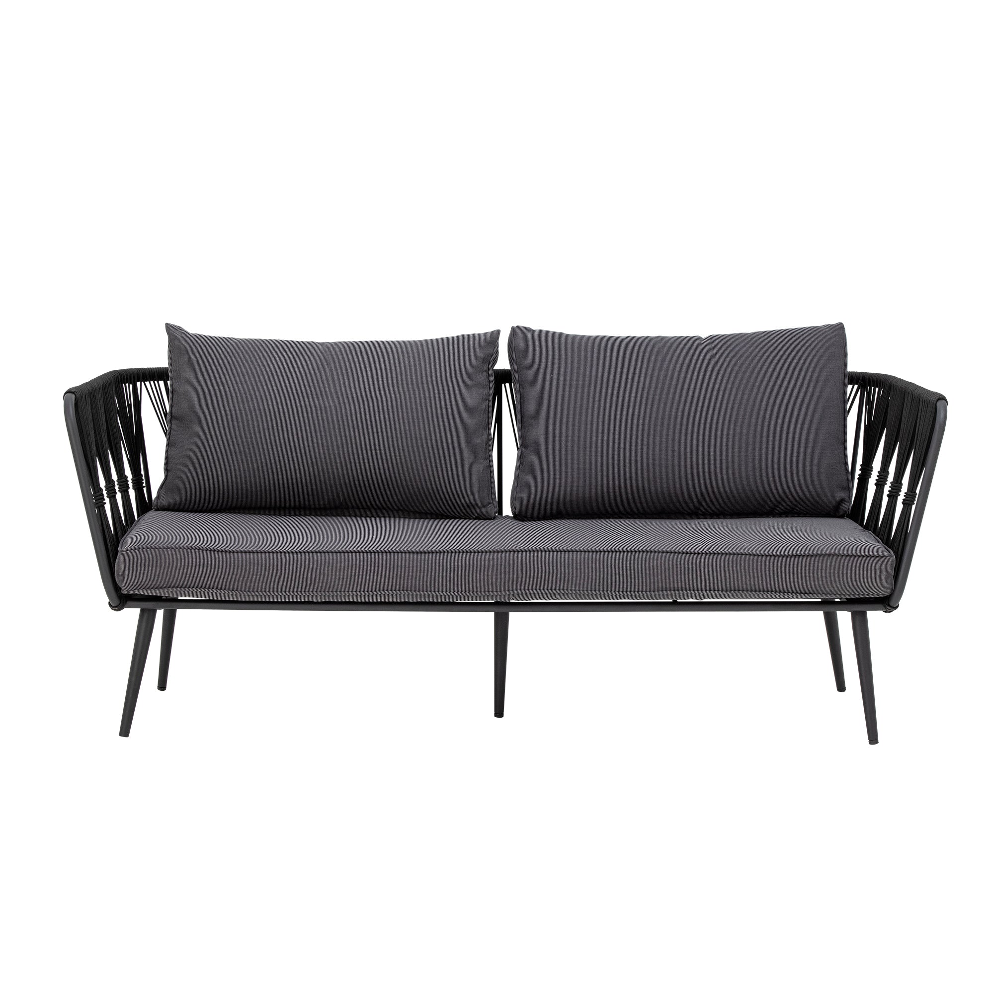 Pavone Sofa, Schwarz, Metall - Image 4