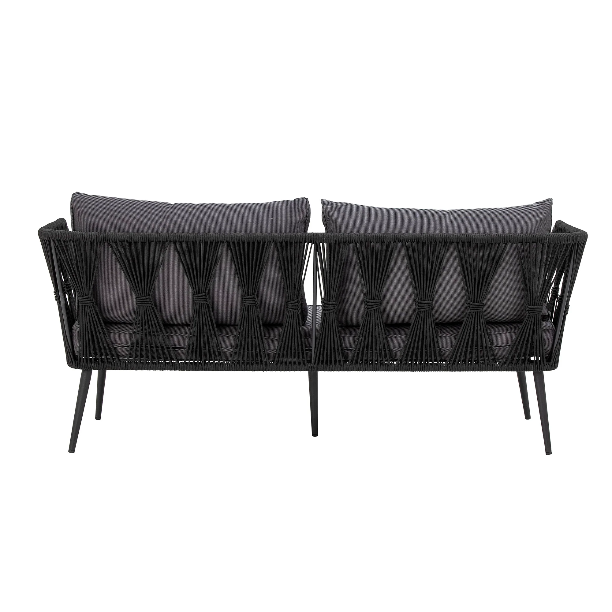 Pavone Sofa, Schwarz, Metall - Image 7