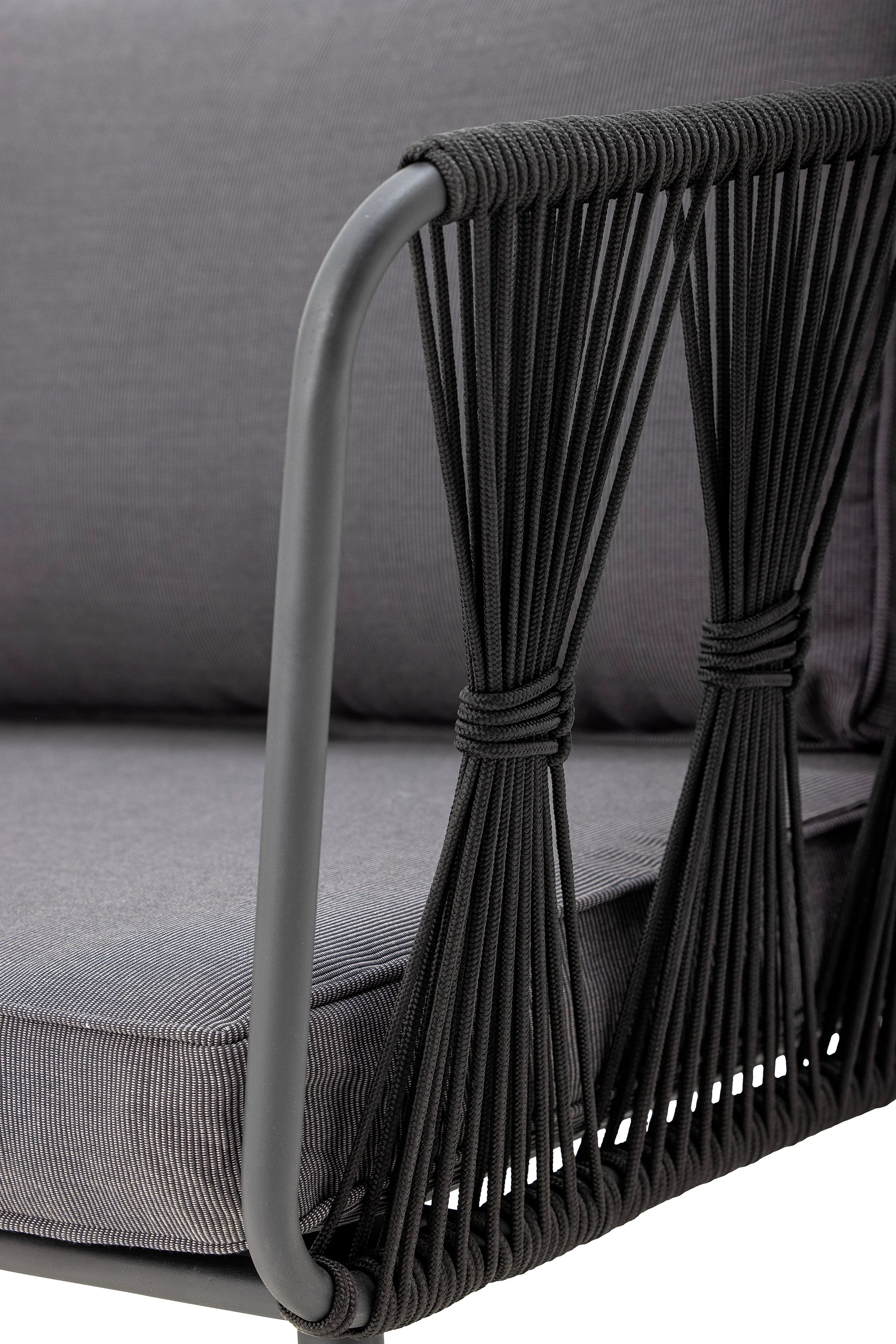 Pavone Sofa, Schwarz, Metall - Image 8
