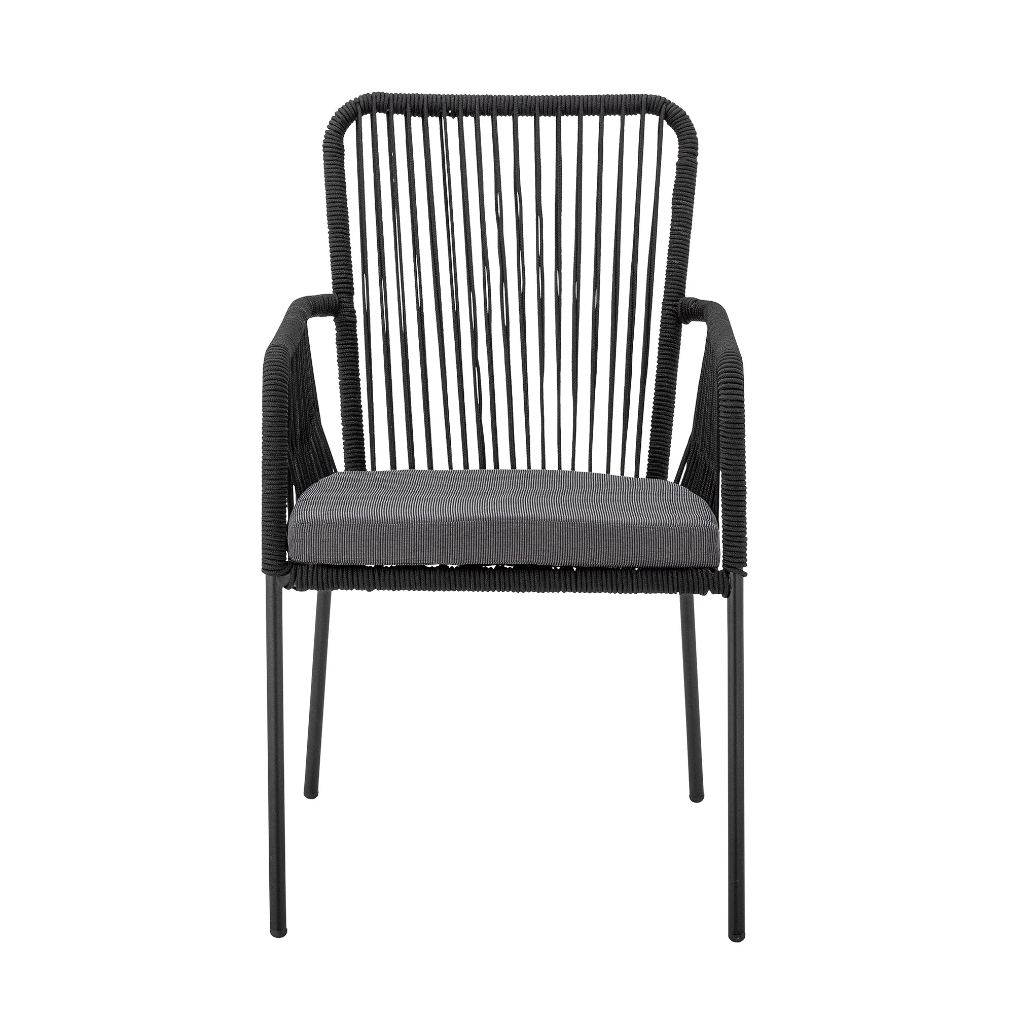 Santino Gartenstuhl, Schwarz, Metall - Image 5