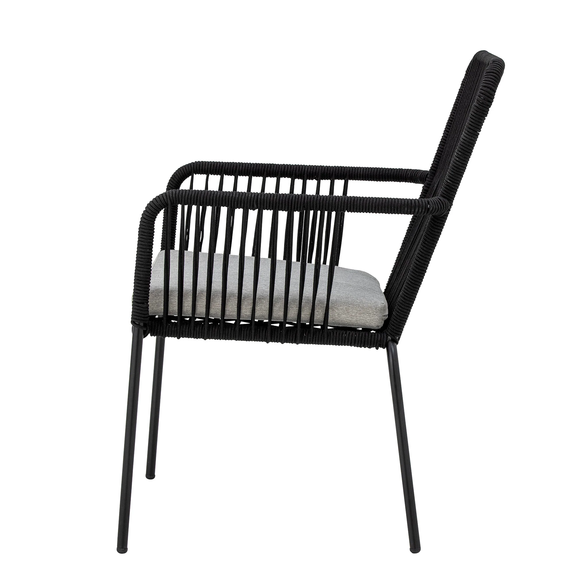 Santino Gartenstuhl, Schwarz, Metall - Image 6