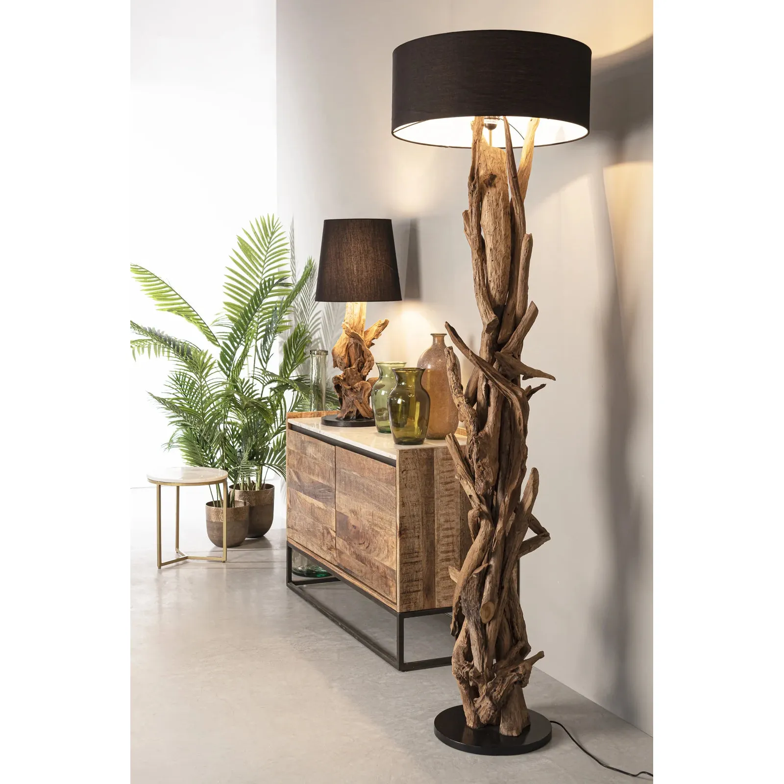 Bluma Schwarz Stehleuchte Höhe 180 cm - Image 2