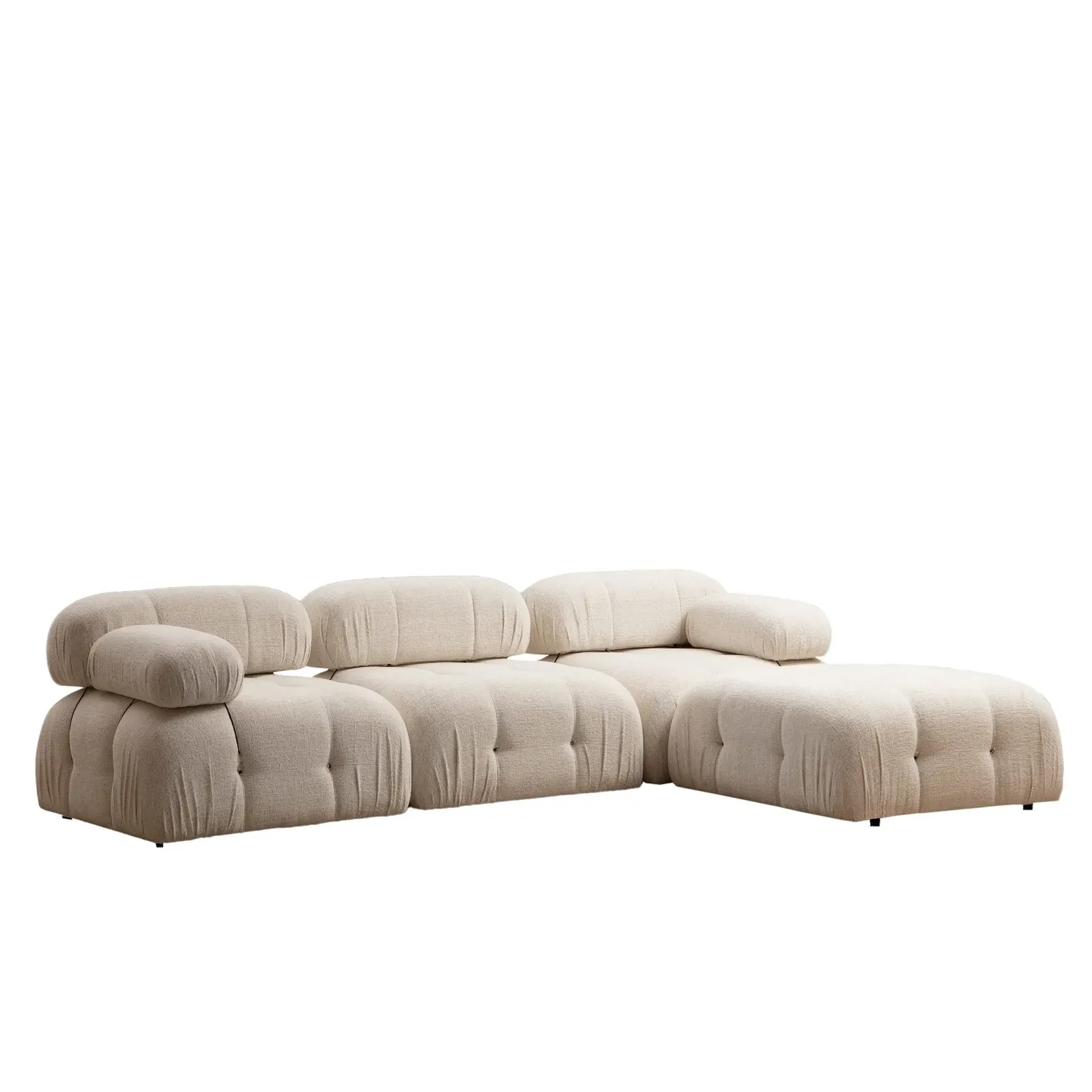 Bubble Ecksofa mit Pouf, 288x190 cm - Image 50