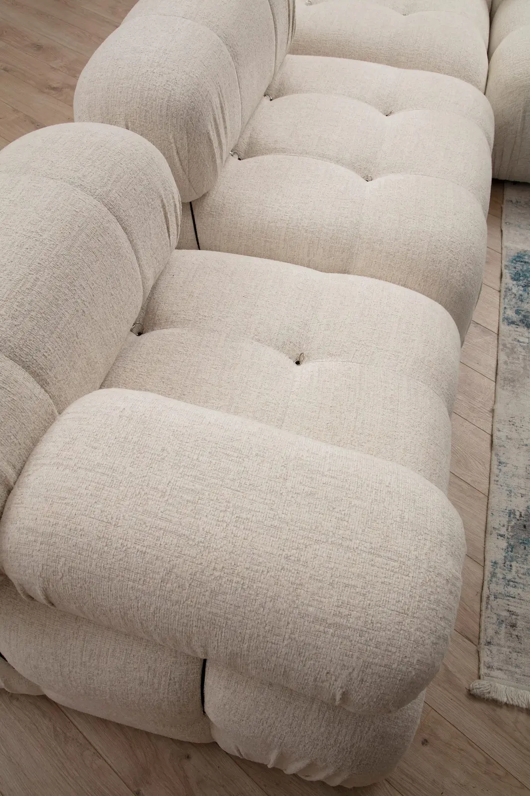 Bubble Ecksofa mit Pouf, 288x190 cm - Image 54