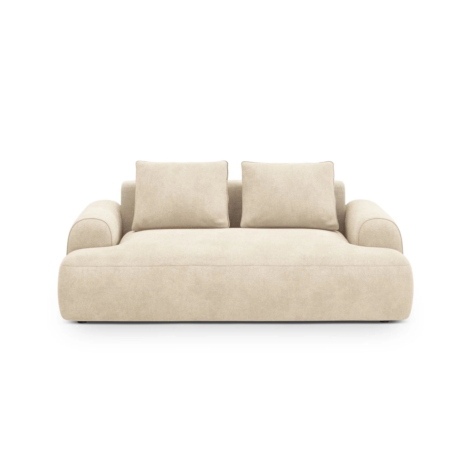 Calma 2-Sitzer Sofa aus Samt oder Strukturstoff, 175x100x84 cm