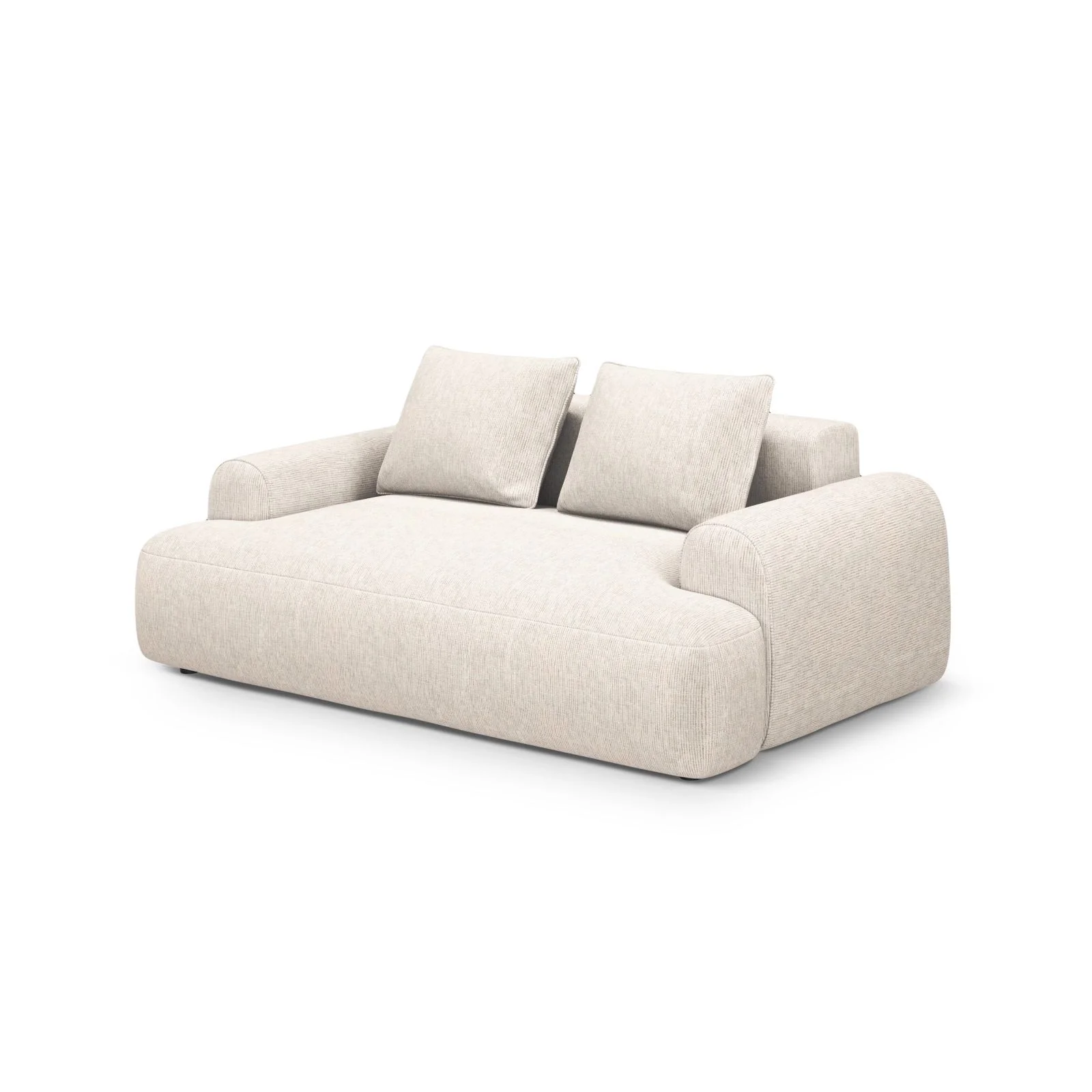 Calma 2-Sitzer Sofa aus Samt oder Strukturstoff, 175x100x84 cm - Image 28