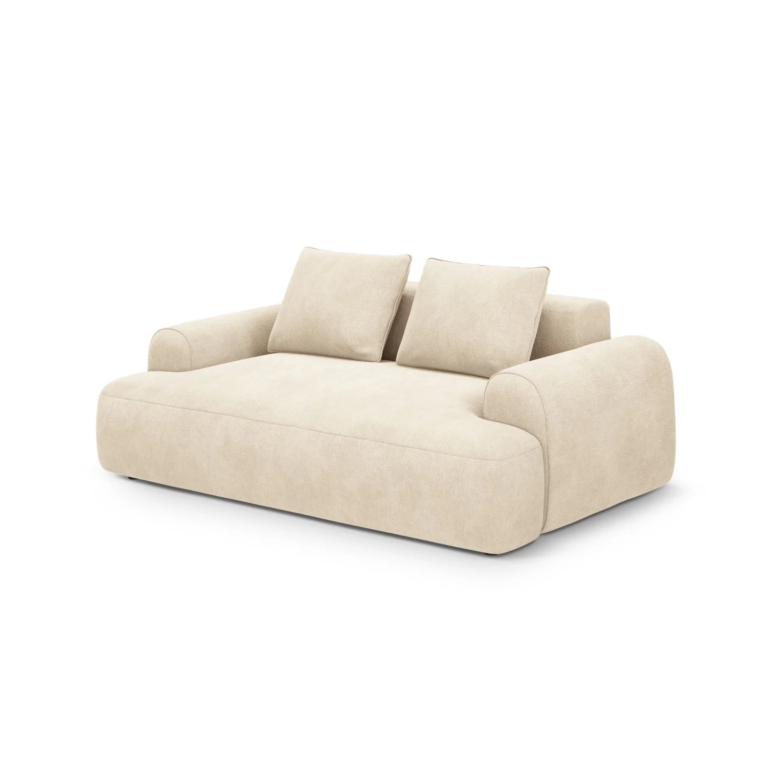 Calma 2-Sitzer Sofa aus Samt oder Strukturstoff, 175x100x84 cm - Image 3