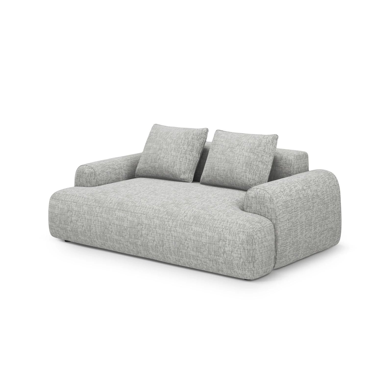 Calma 2-Sitzer Sofa aus Samt oder Strukturstoff, 175x100x84 cm - Image 38