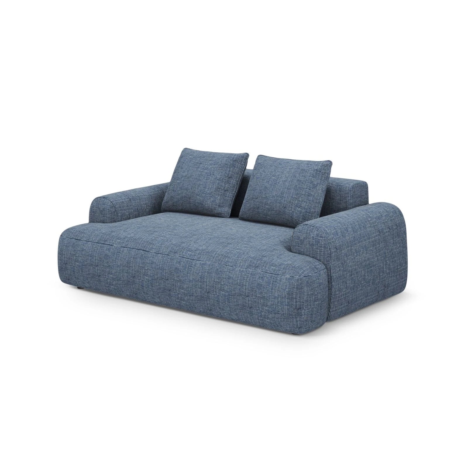 Calma 2-Sitzer Sofa aus Samt oder Strukturstoff, 175x100x84 cm - Image 43