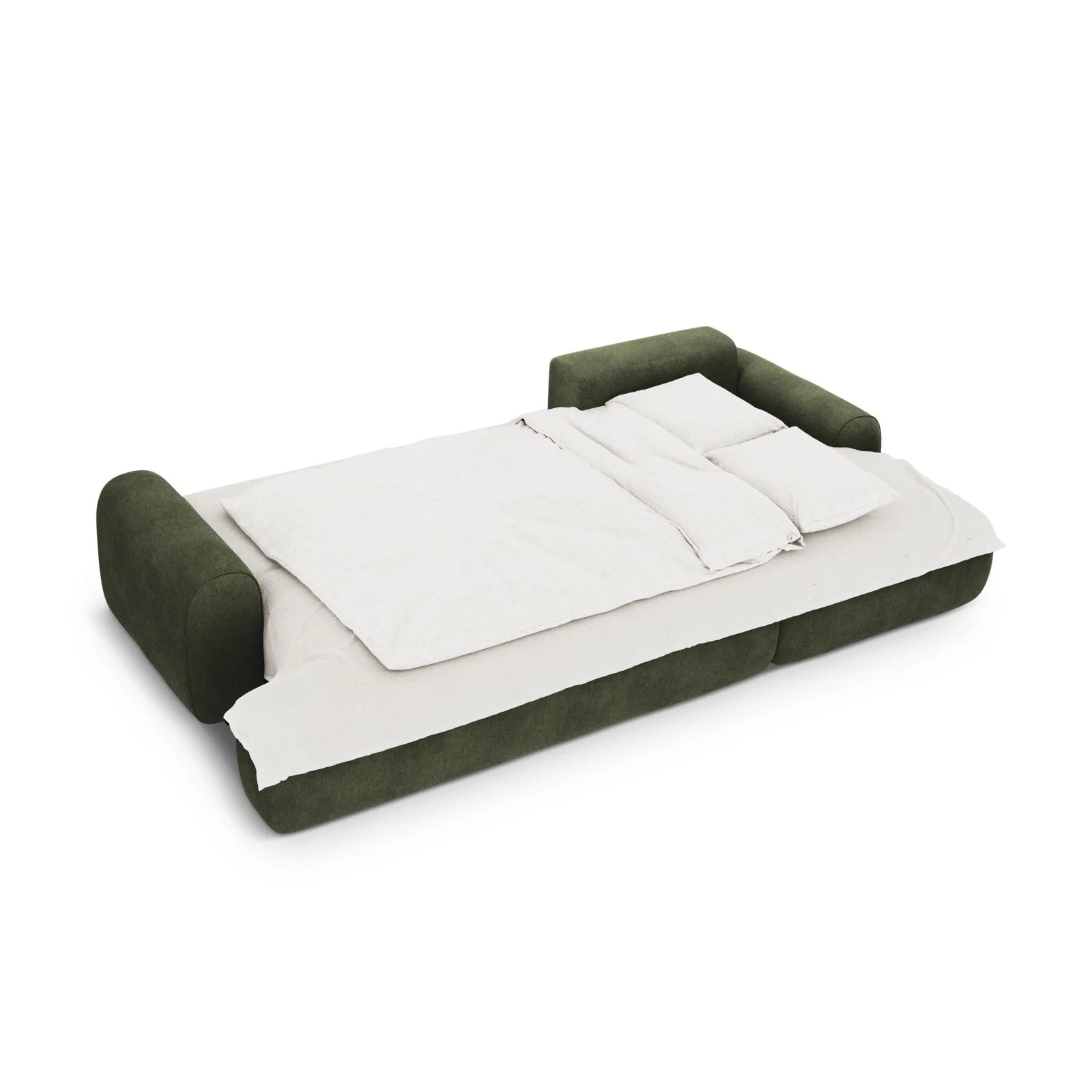 Calma 3-Sitzer Ecksofa mit Schlaffunktion und Stauraum, Rechte Seite, aus Samt oder Strukturstoff, 275x142x84 cm - Image 16