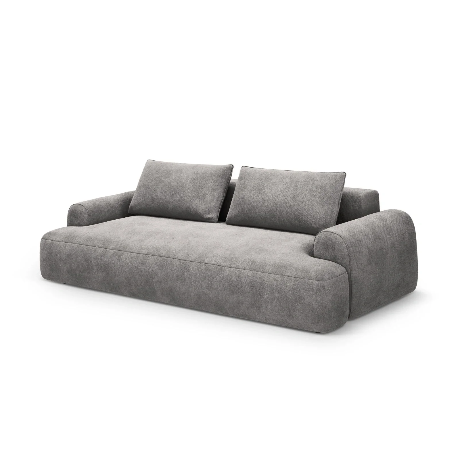 Calma 3-Sitzer Sofa aus Samt oder Strukturstoff, 200x100x84 cm - Image 18
