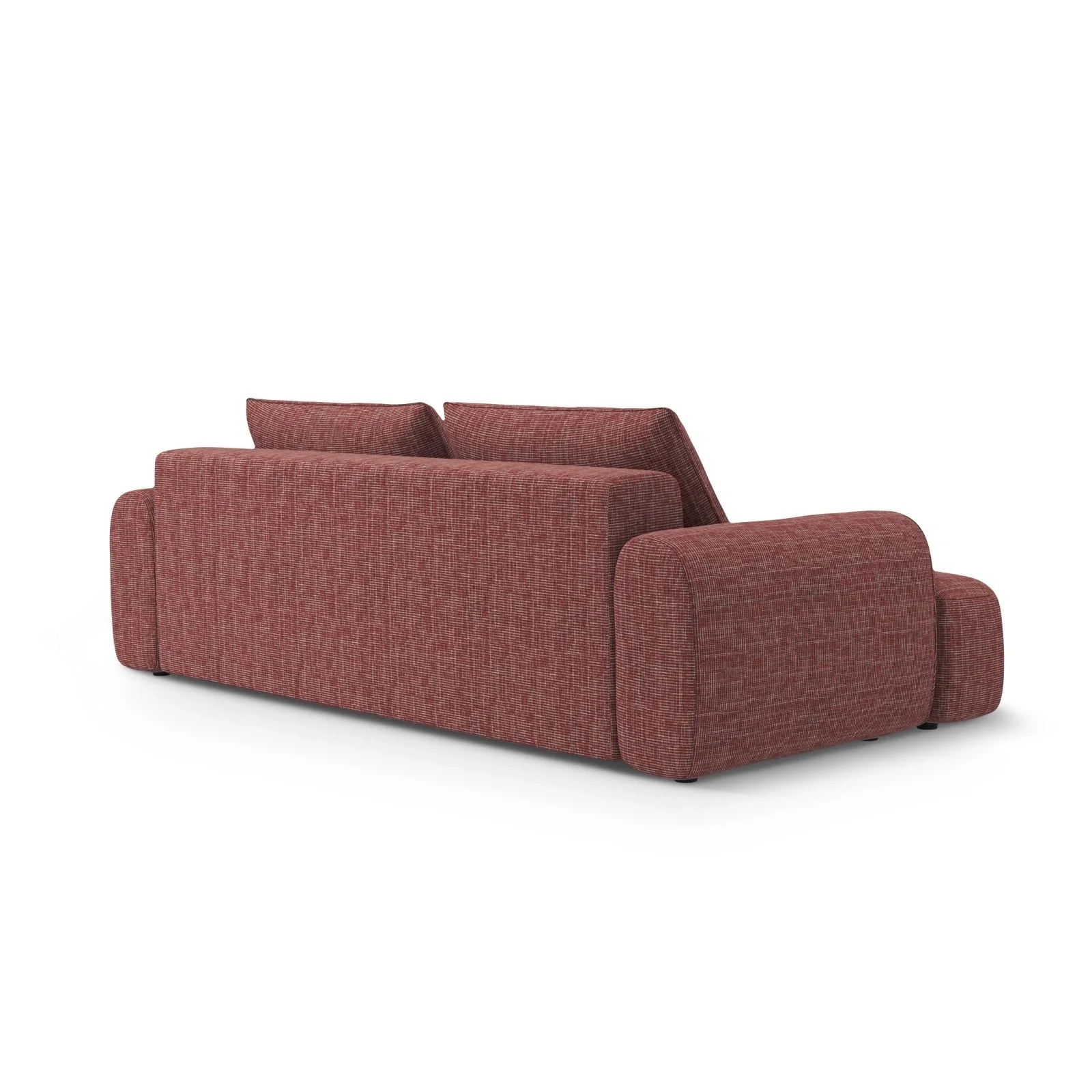 Calma 4-Sitzer Sofa mit Schlaffunktion und Stauraum, aus Samt oder Strukturstoff, 250x100x84 cm - Image 41