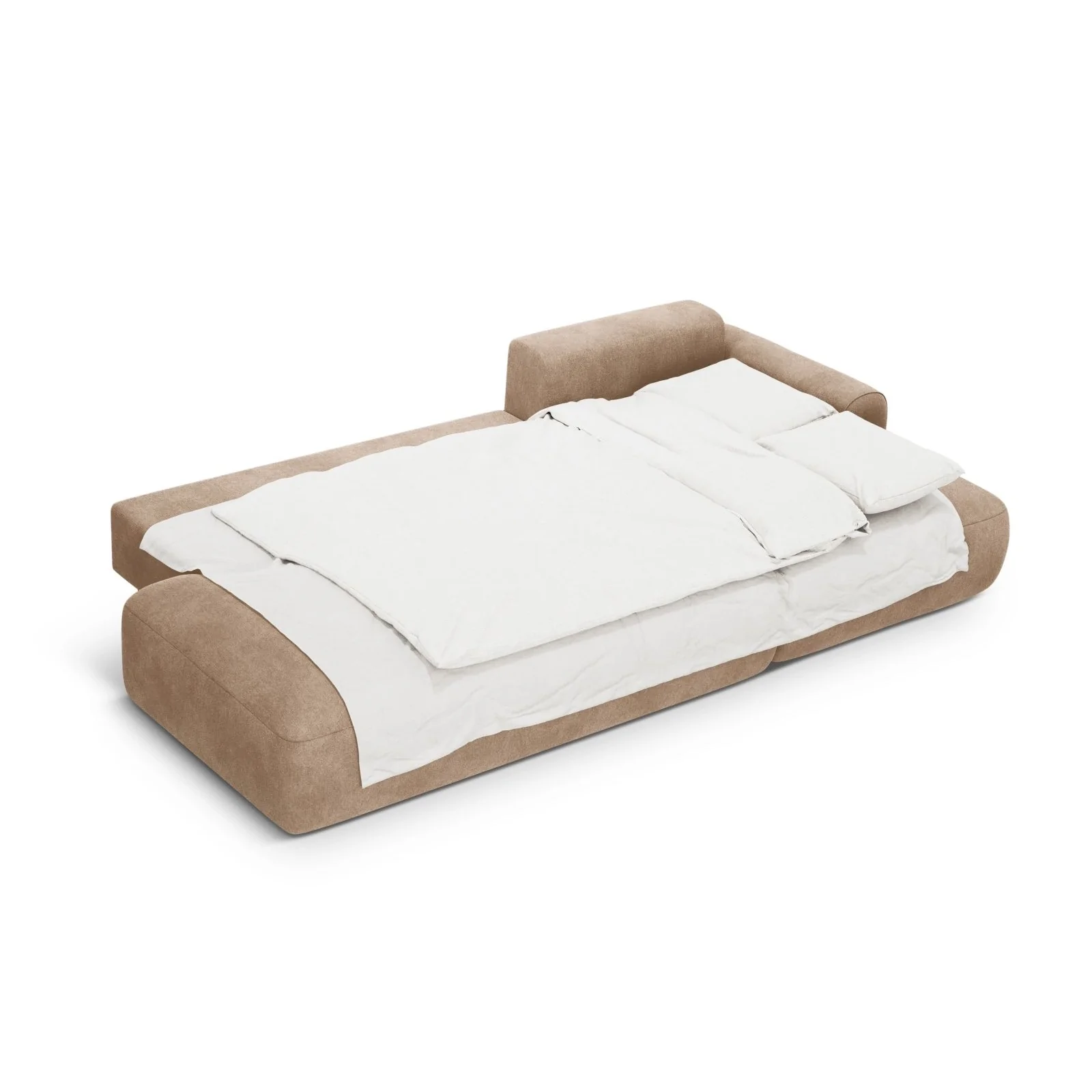 Calma 5-Sitzer Ecksofa mit Schlaffunktion und Stauraum, Rechte Seite, aus Samt oder Strukturstoff, 275x142x84 cm - Image 10