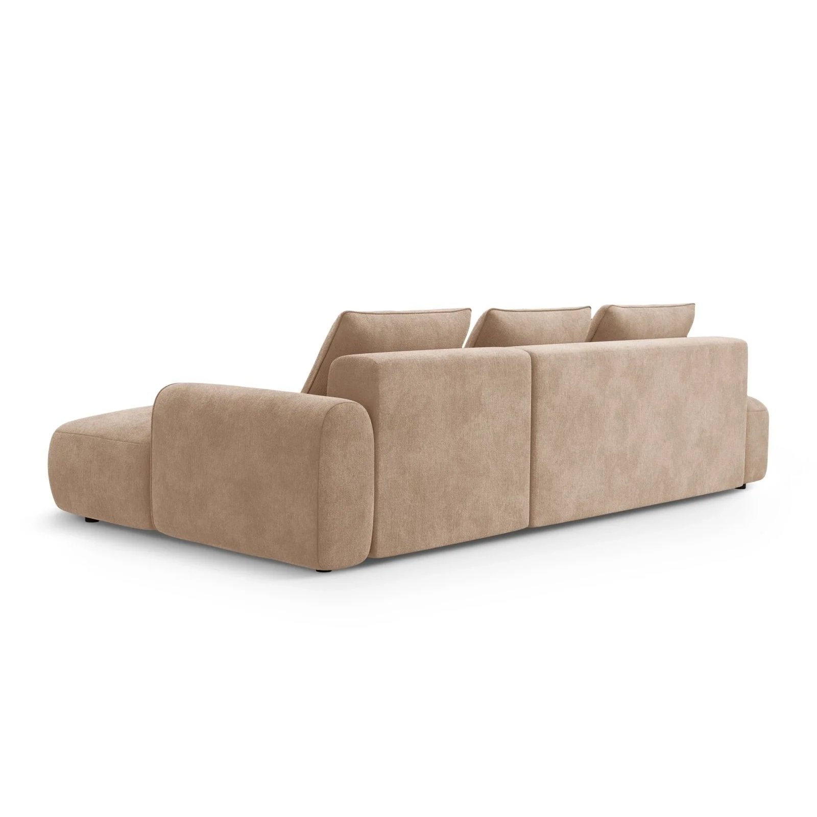 Calma 5-Sitzer Ecksofa mit Schlaffunktion und Stauraum, Rechte Seite, aus Samt oder Strukturstoff, 275x142x84 cm - Image 11