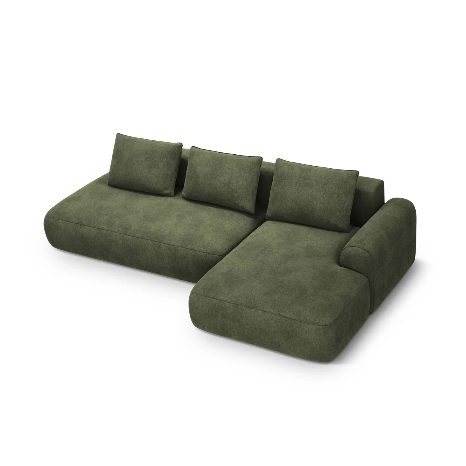Calma 5-Sitzer Ecksofa mit Schlaffunktion und Stauraum, Rechte Seite, aus Samt oder Strukturstoff, 275x142x84 cm - Image 13
