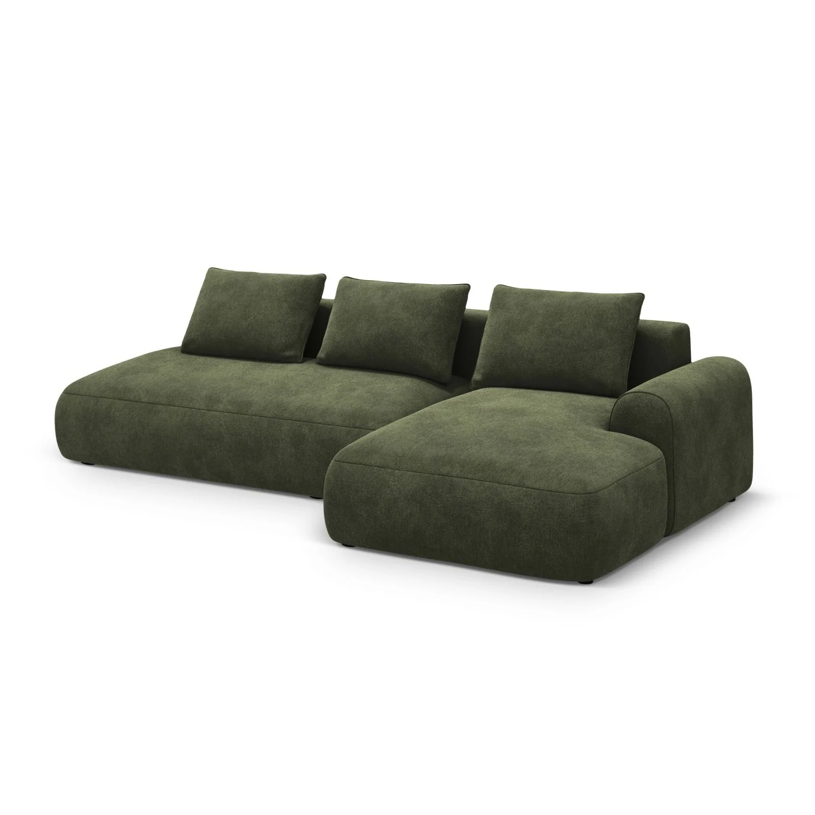Calma 5-Sitzer Ecksofa mit Schlaffunktion und Stauraum, Rechte Seite, aus Samt oder Strukturstoff, 275x142x84 cm - Image 15
