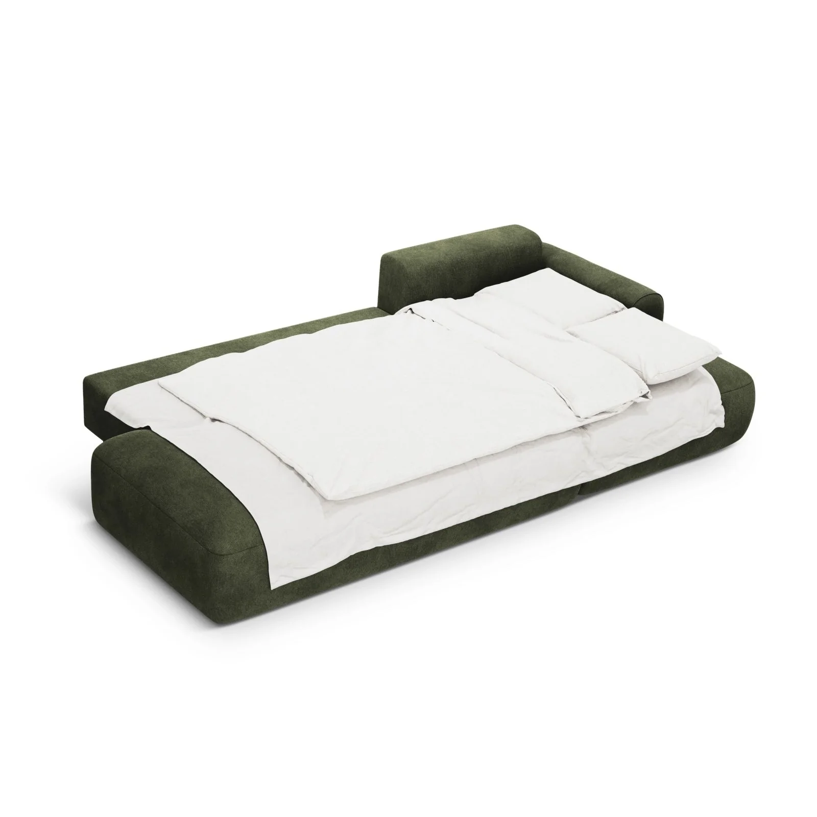 Calma 5-Sitzer Ecksofa mit Schlaffunktion und Stauraum, Rechte Seite, aus Samt oder Strukturstoff, 275x142x84 cm - Image 16