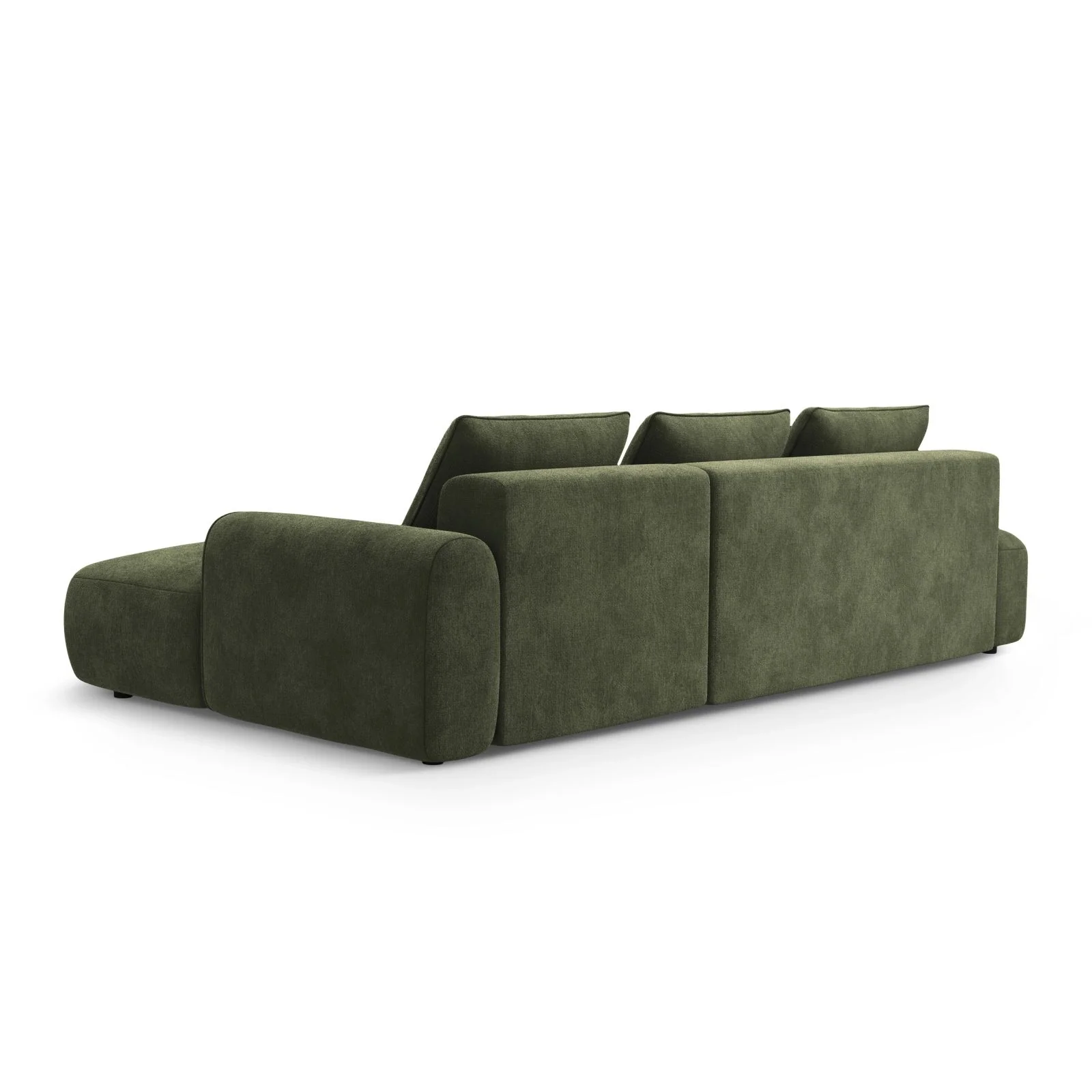 Calma 5-Sitzer Ecksofa mit Schlaffunktion und Stauraum, Rechte Seite, aus Samt oder Strukturstoff, 275x142x84 cm - Image 17