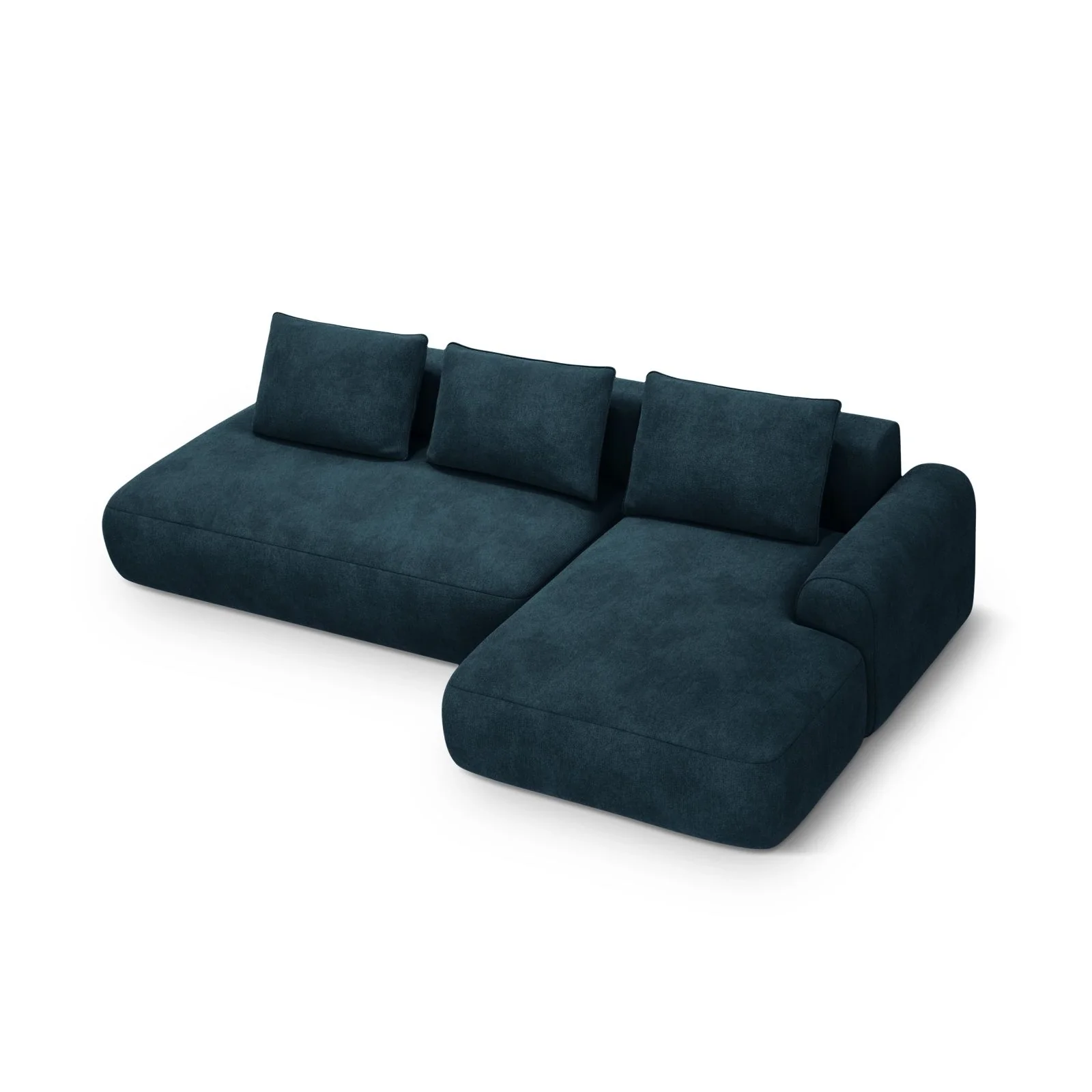 Calma 5-Sitzer Ecksofa mit Schlaffunktion und Stauraum, Rechte Seite, aus Samt oder Strukturstoff, 275x142x84 cm - Image 19