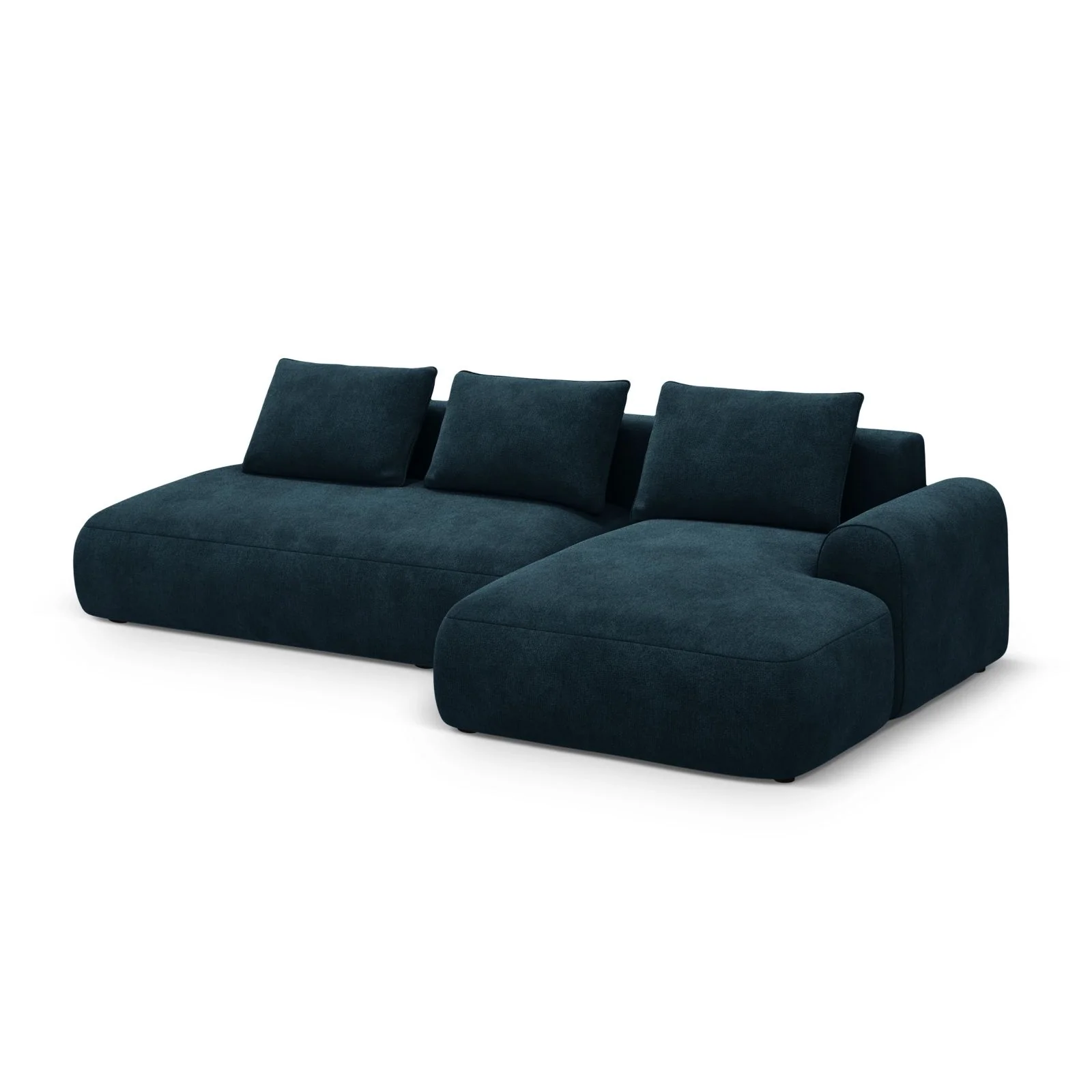 Calma 5-Sitzer Ecksofa mit Schlaffunktion und Stauraum, Rechte Seite, aus Samt oder Strukturstoff, 275x142x84 cm - Image 21