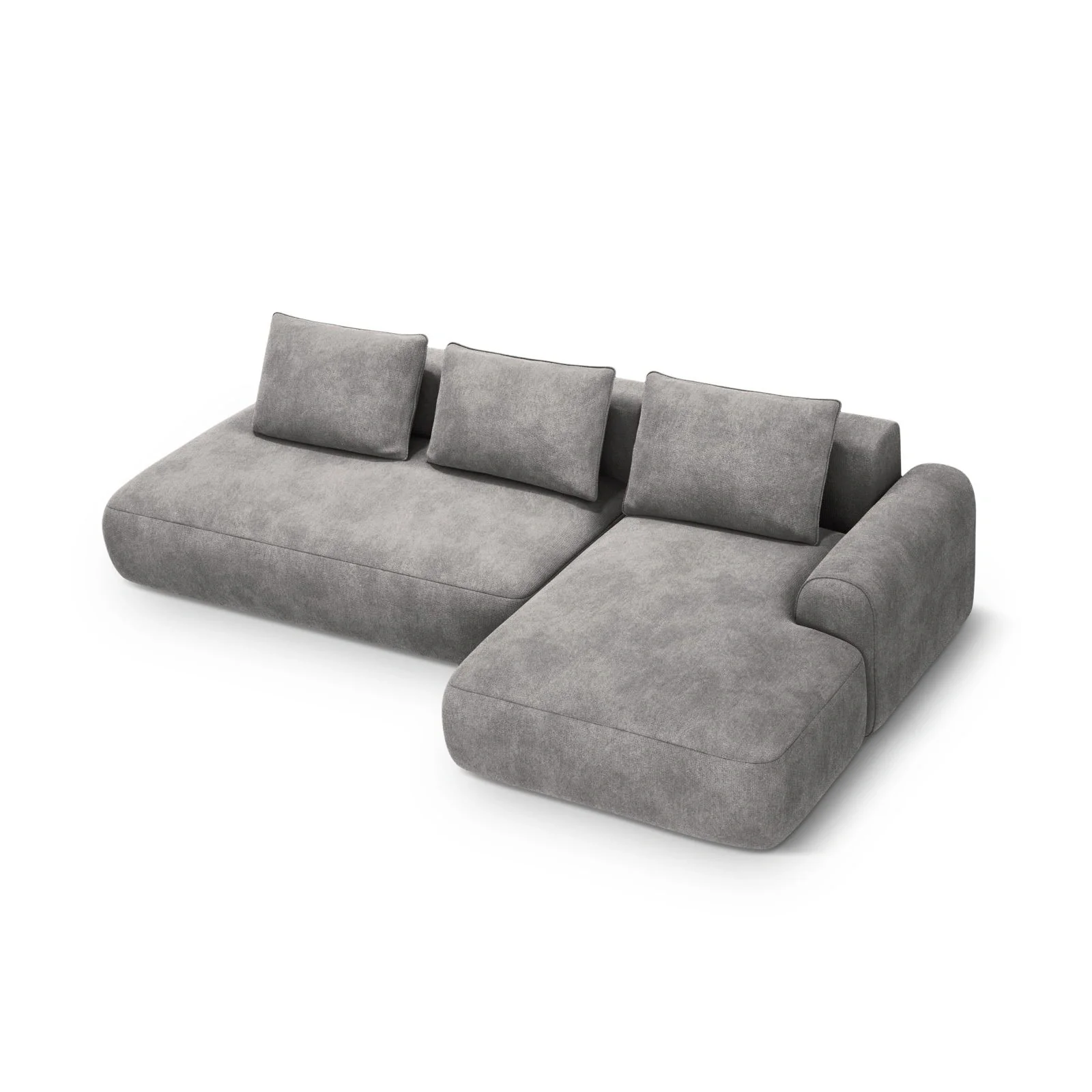 Calma 5-Sitzer Ecksofa mit Schlaffunktion und Stauraum, Rechte Seite, aus Samt oder Strukturstoff, 275x142x84 cm - Image 25