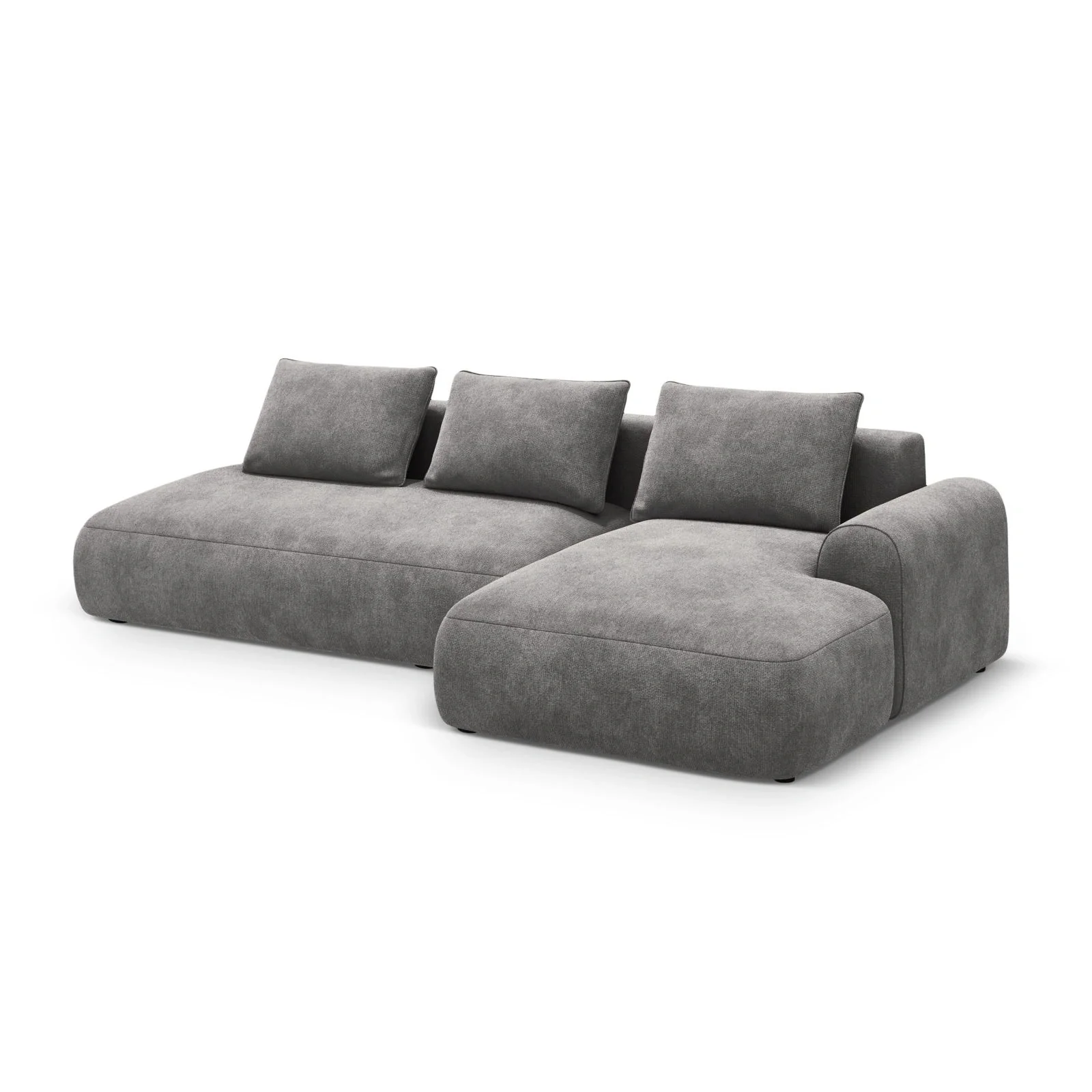 Calma 5-Sitzer Ecksofa mit Schlaffunktion und Stauraum, Rechte Seite, aus Samt oder Strukturstoff, 275x142x84 cm - Image 27