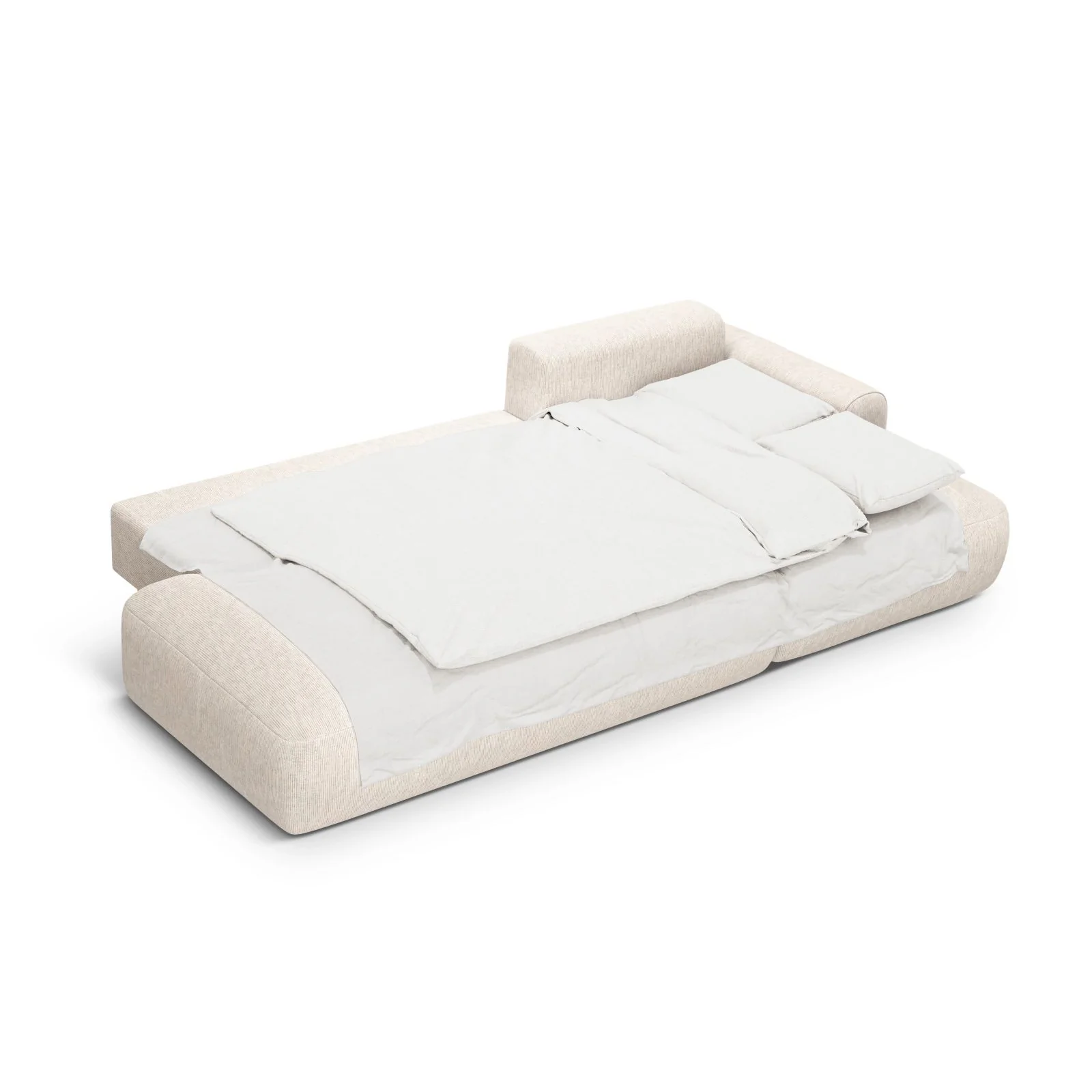 Calma 5-Sitzer Ecksofa mit Schlaffunktion und Stauraum, Rechte Seite, aus Samt oder Strukturstoff, 275x142x84 cm - Image 34