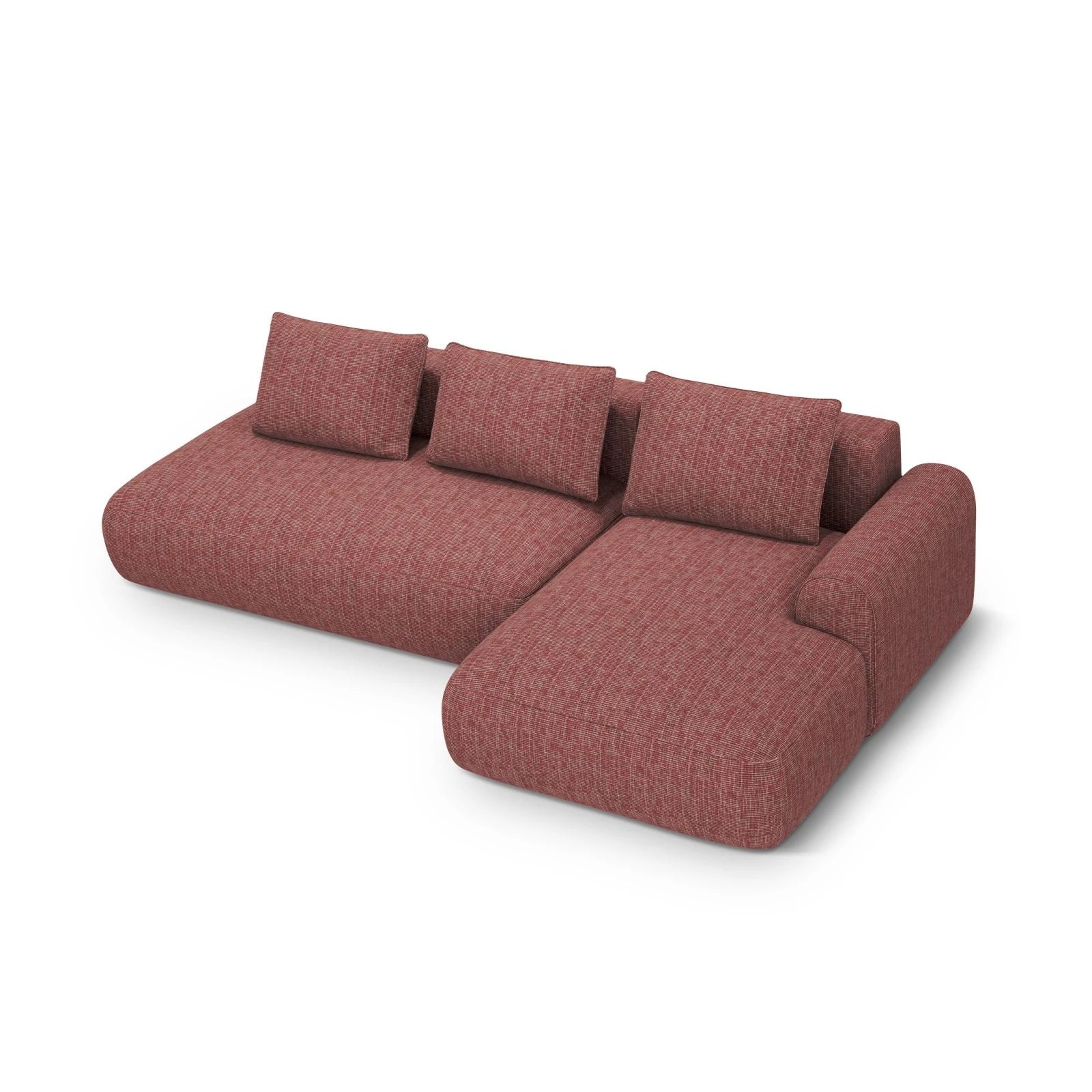 Calma 5-Sitzer Ecksofa mit Schlaffunktion und Stauraum, Rechte Seite, aus Samt oder Strukturstoff, 275x142x84 cm - Image 37
