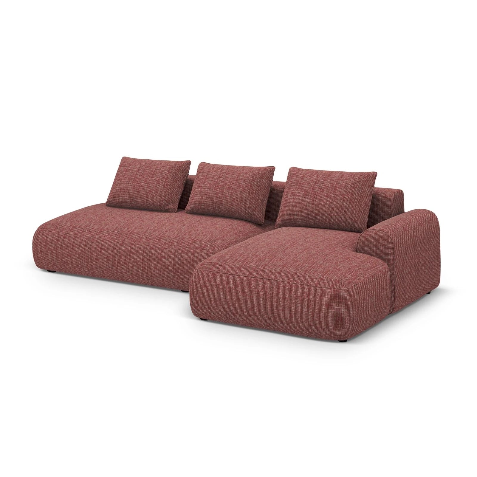 Calma 5-Sitzer Ecksofa mit Schlaffunktion und Stauraum, Rechte Seite, aus Samt oder Strukturstoff, 275x142x84 cm - Image 39